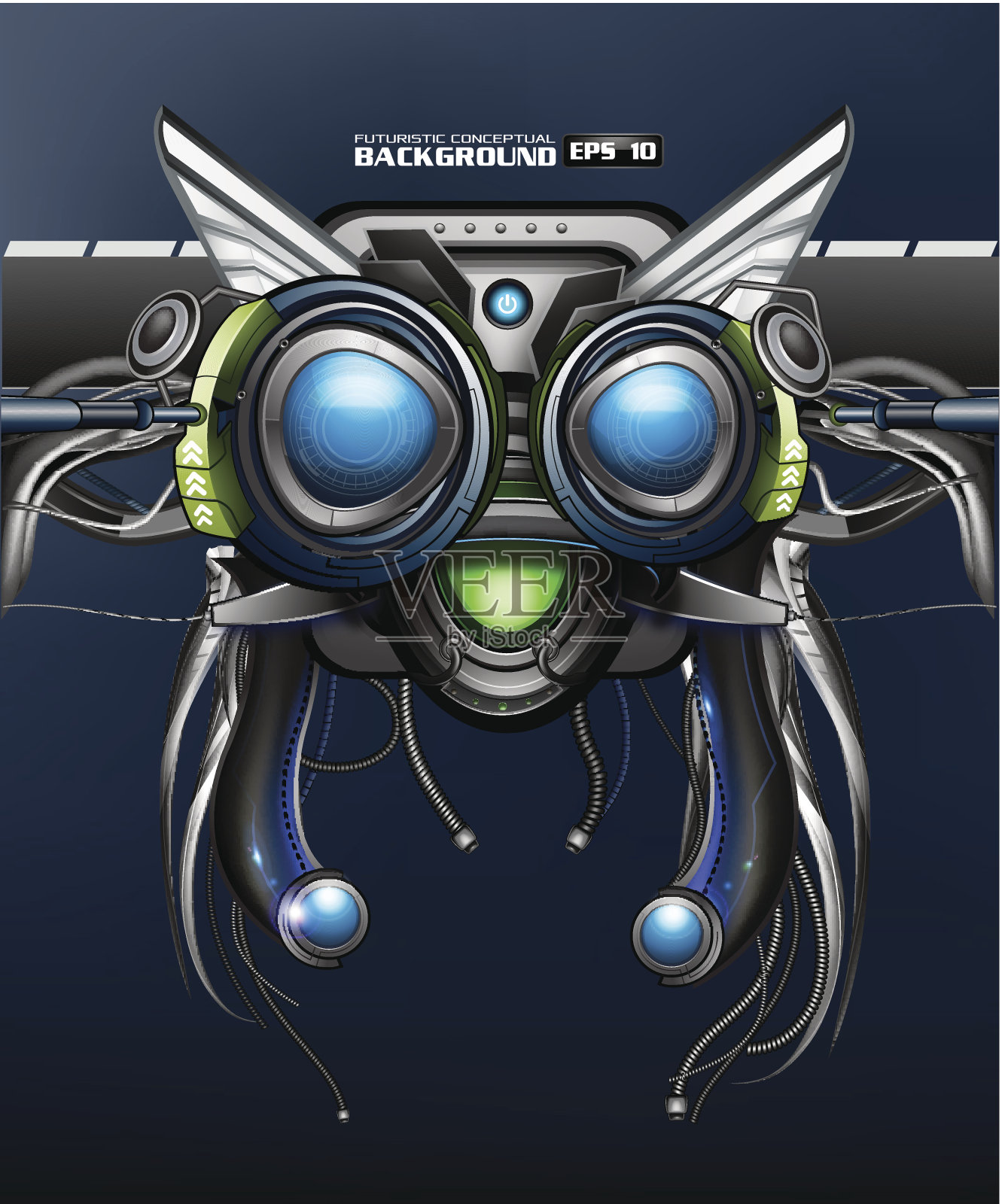 未来概念韧插画图片素材