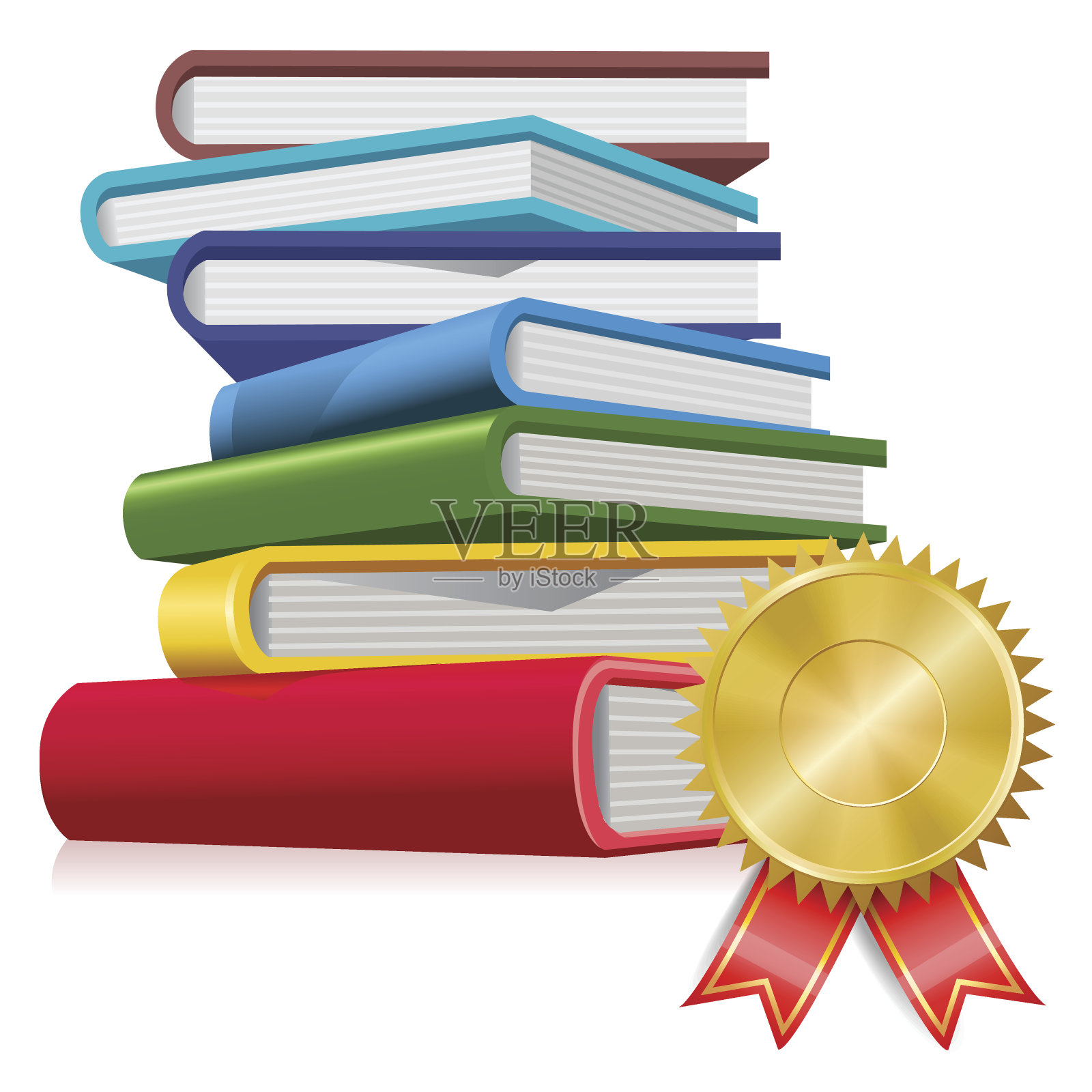 书奖插画图片素材