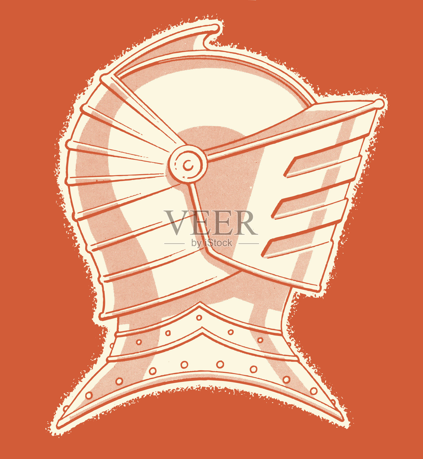 甲头盔设计元素图片