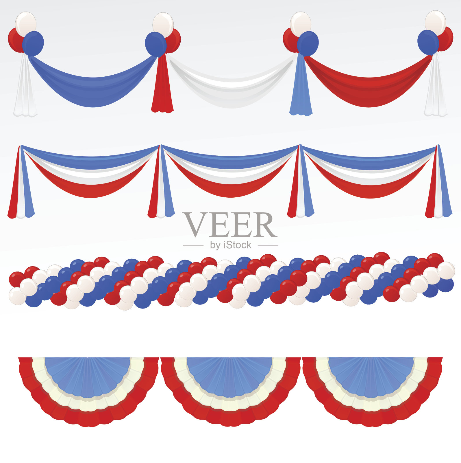 国庆日装饰设计元素图片