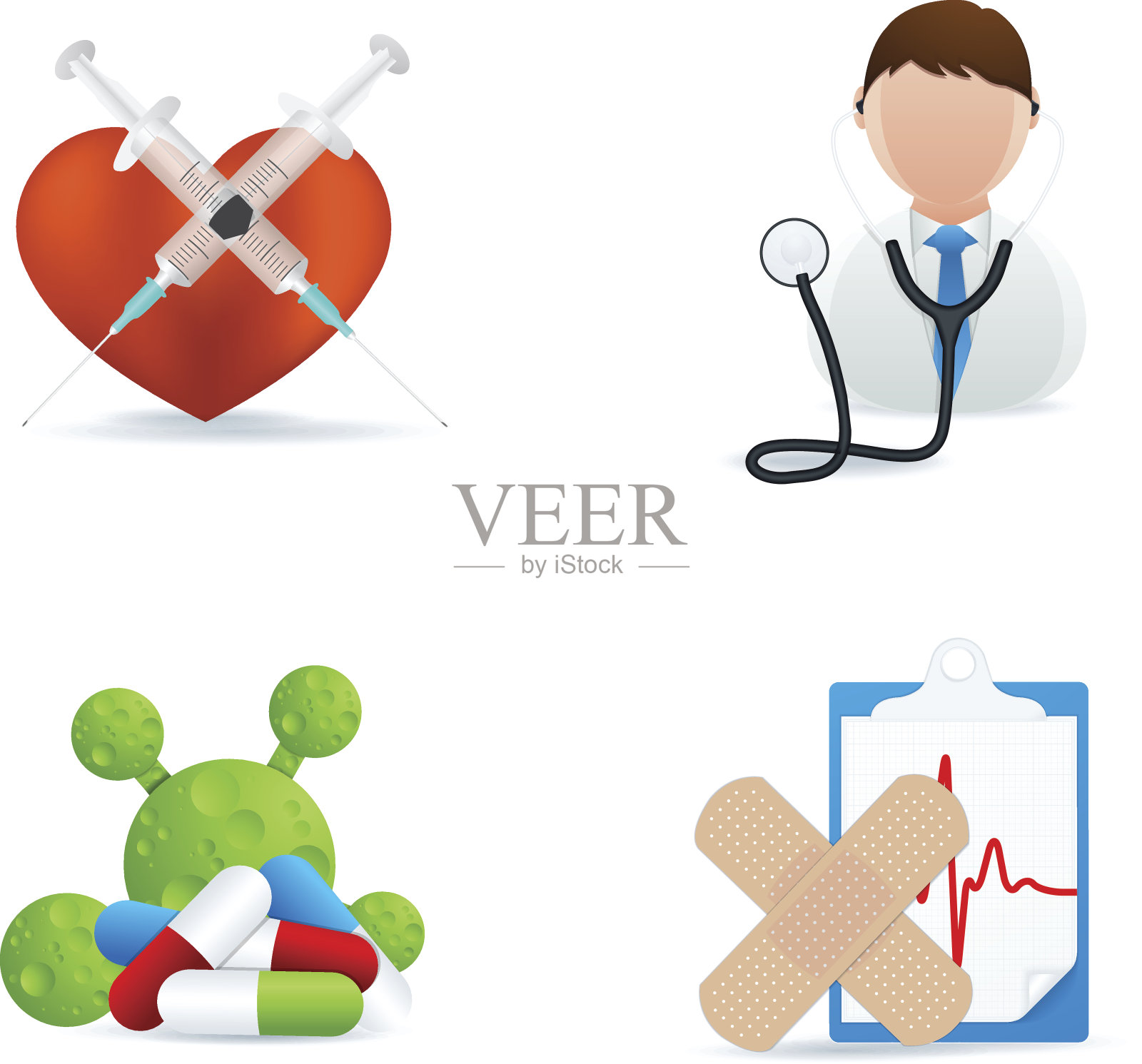 医院的图标图标素材