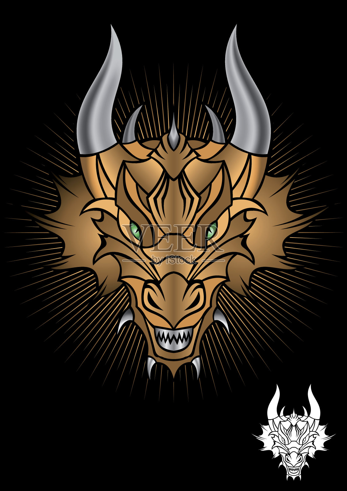 龙插画图片素材