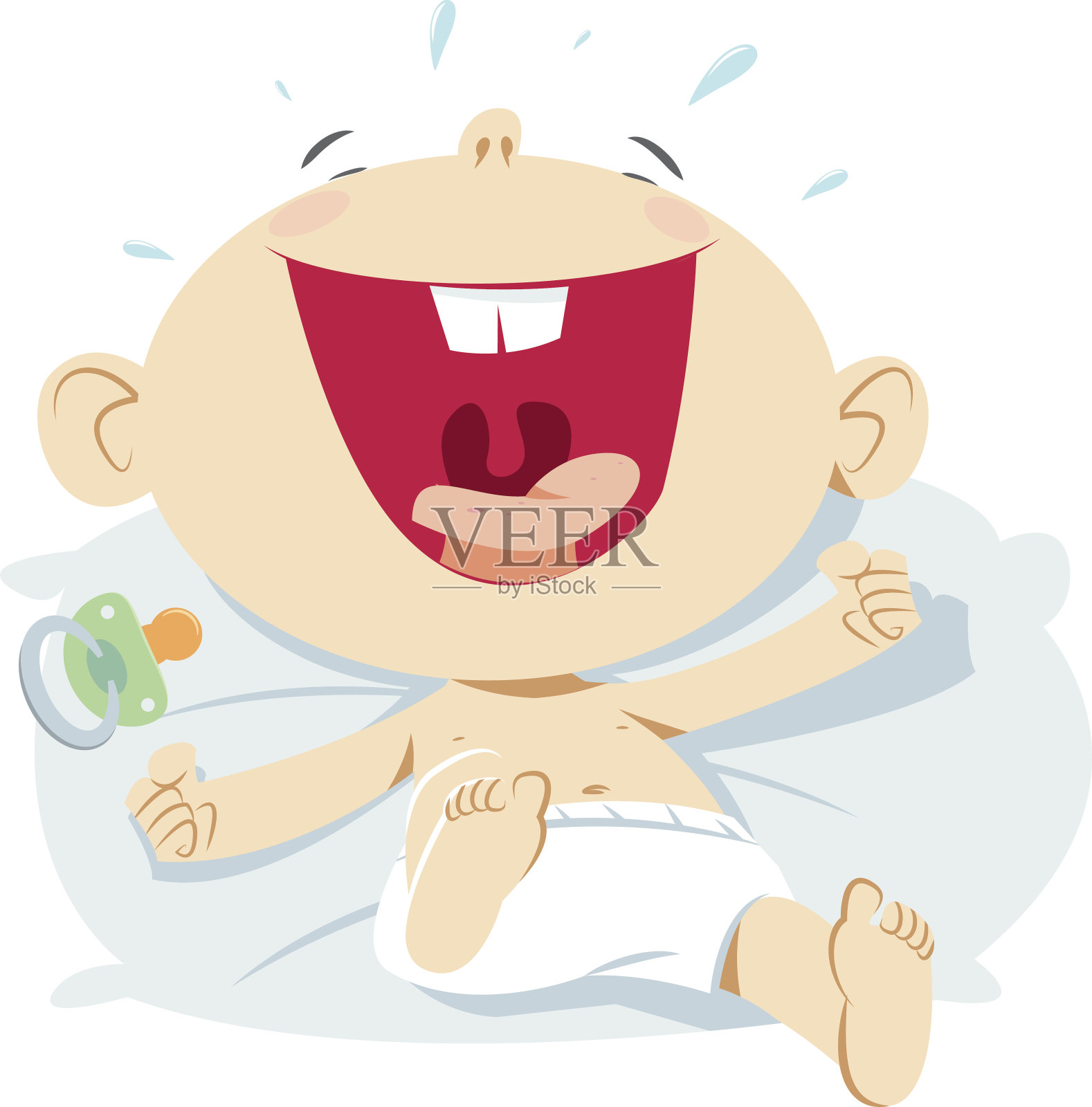 快乐的宝贝设计元素图片