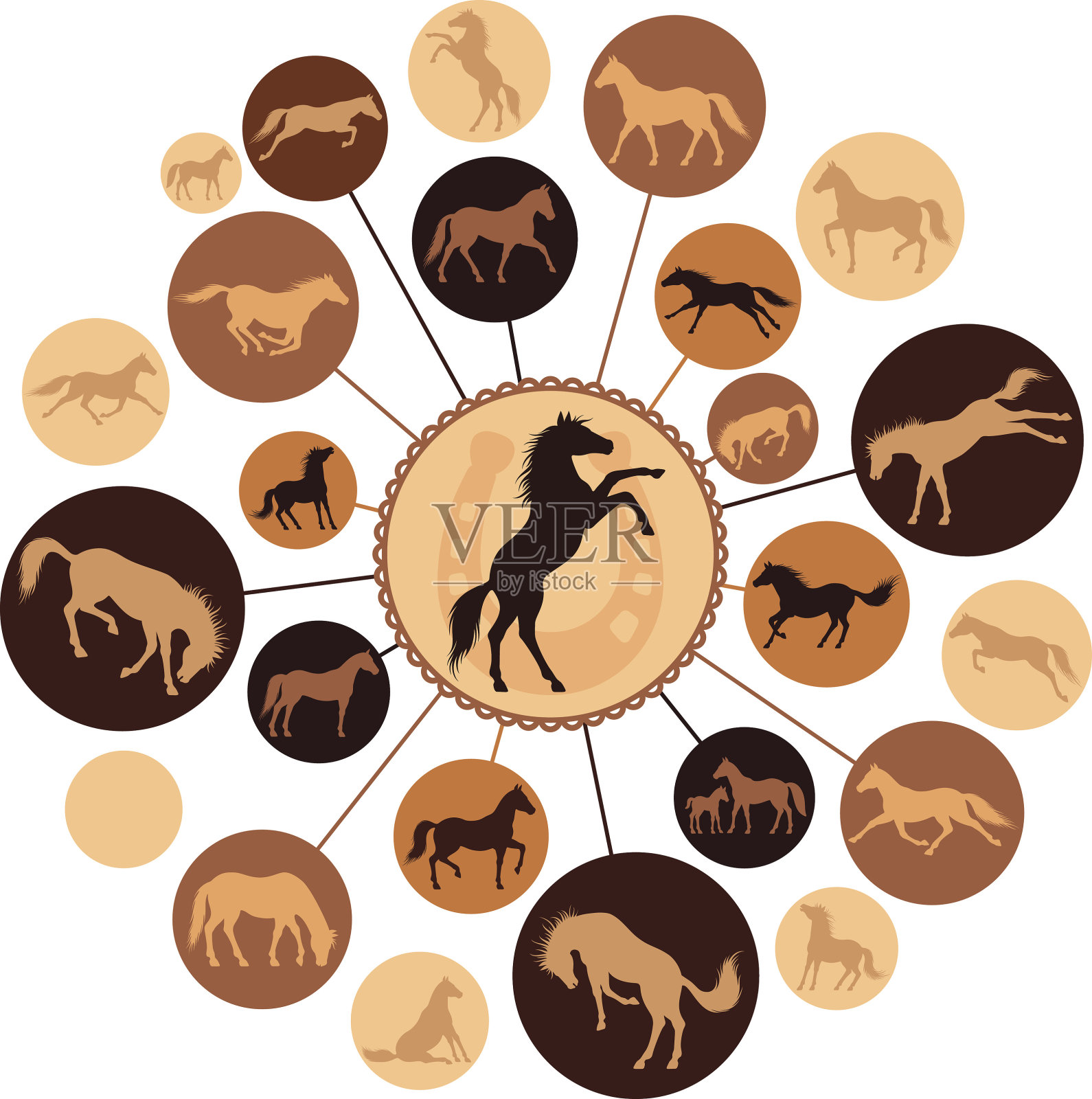 马蒙太奇插画图片素材