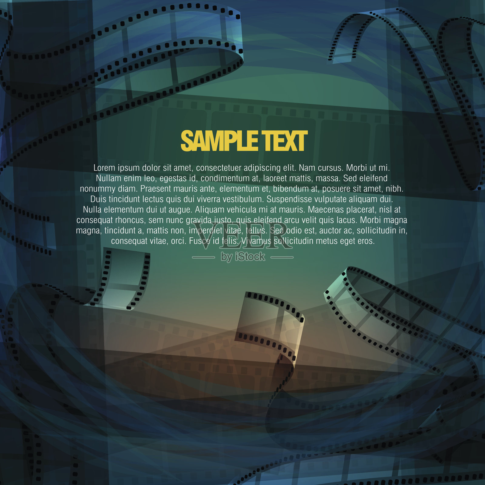 摘要胶片卷背景插画图片素材