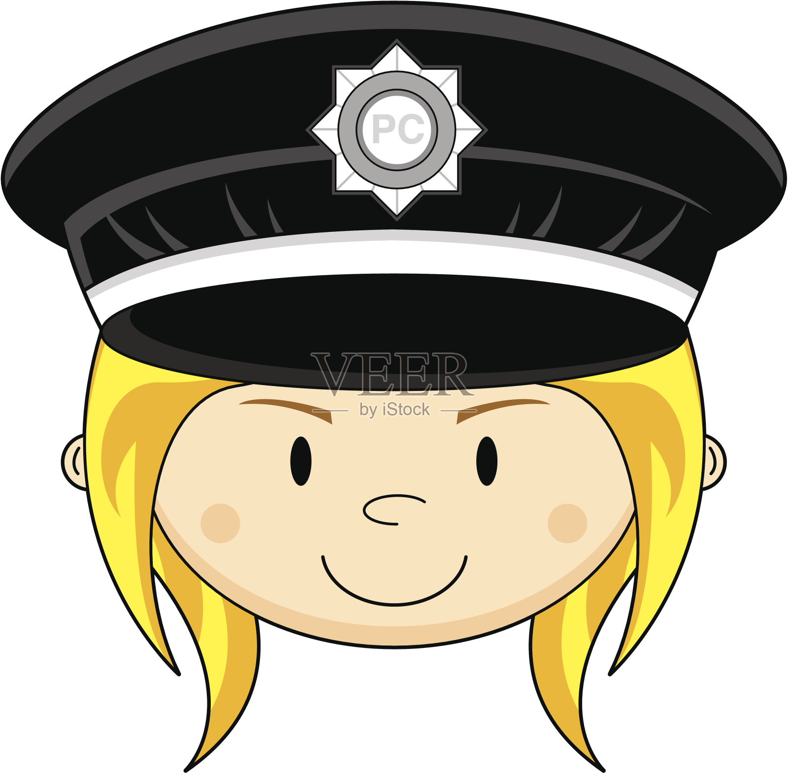 英国女警官设计元素图片