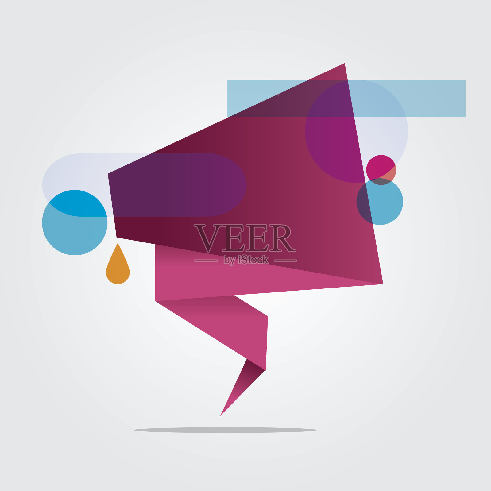 演讲角泡沫插画图片素材