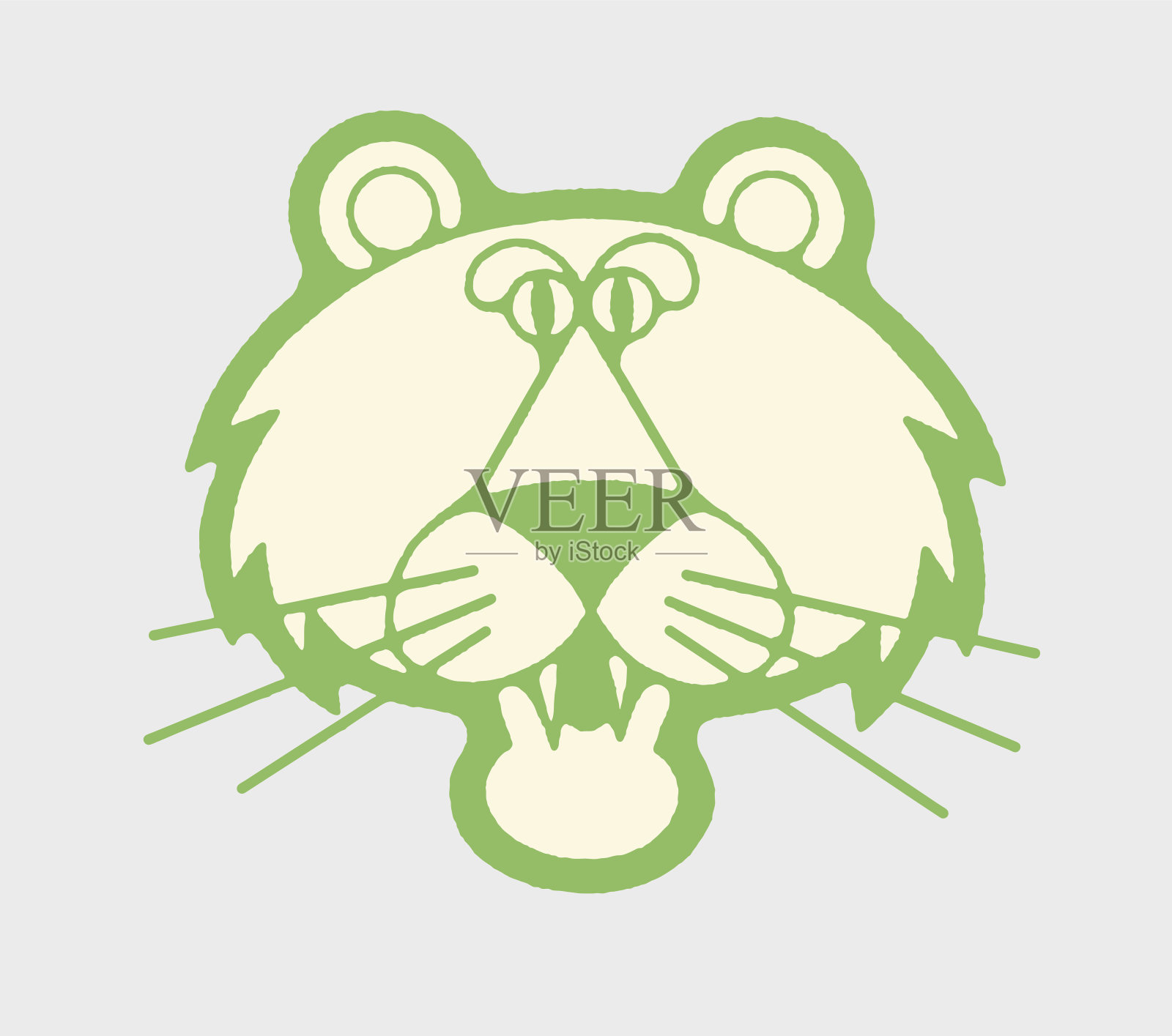 老虎插画图片素材