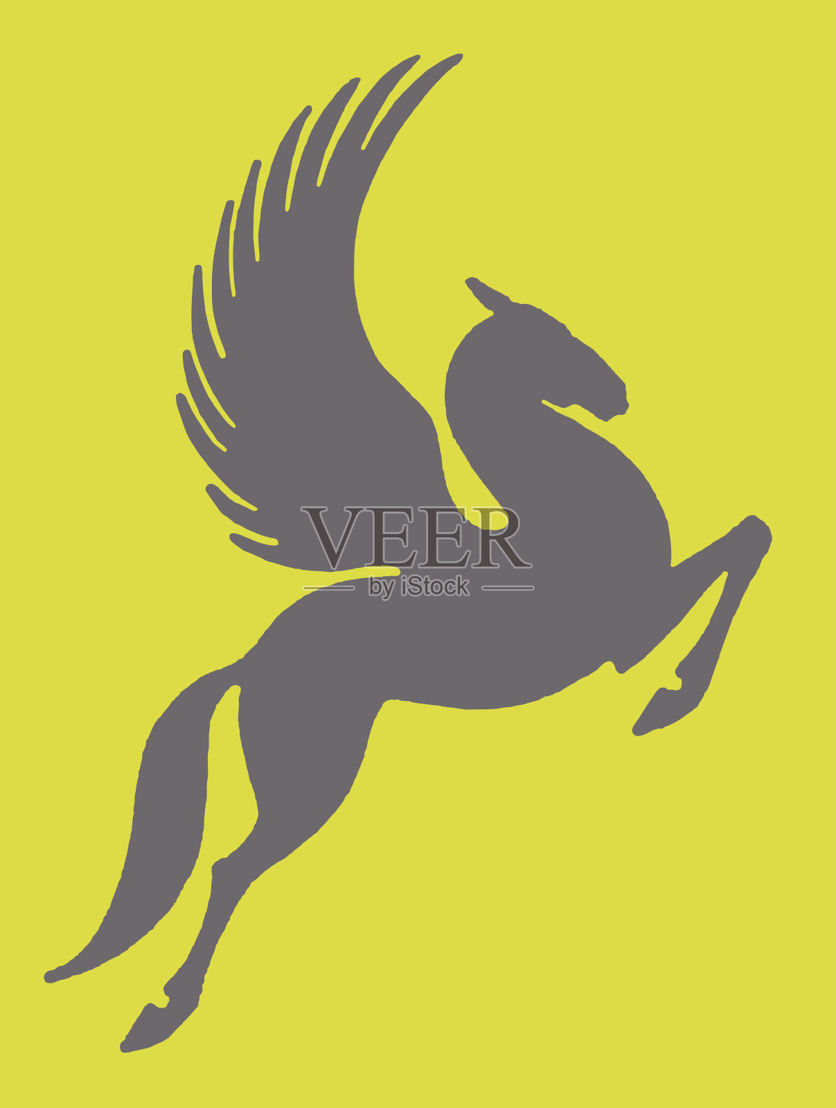 珀加索斯插画图片素材