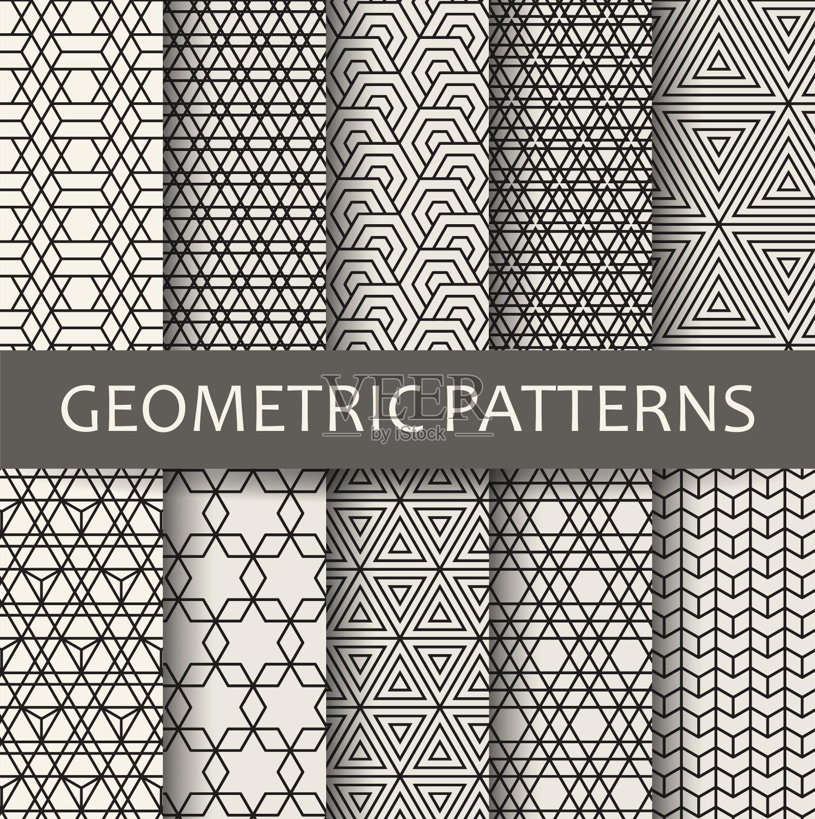 几何图案插画图片素材