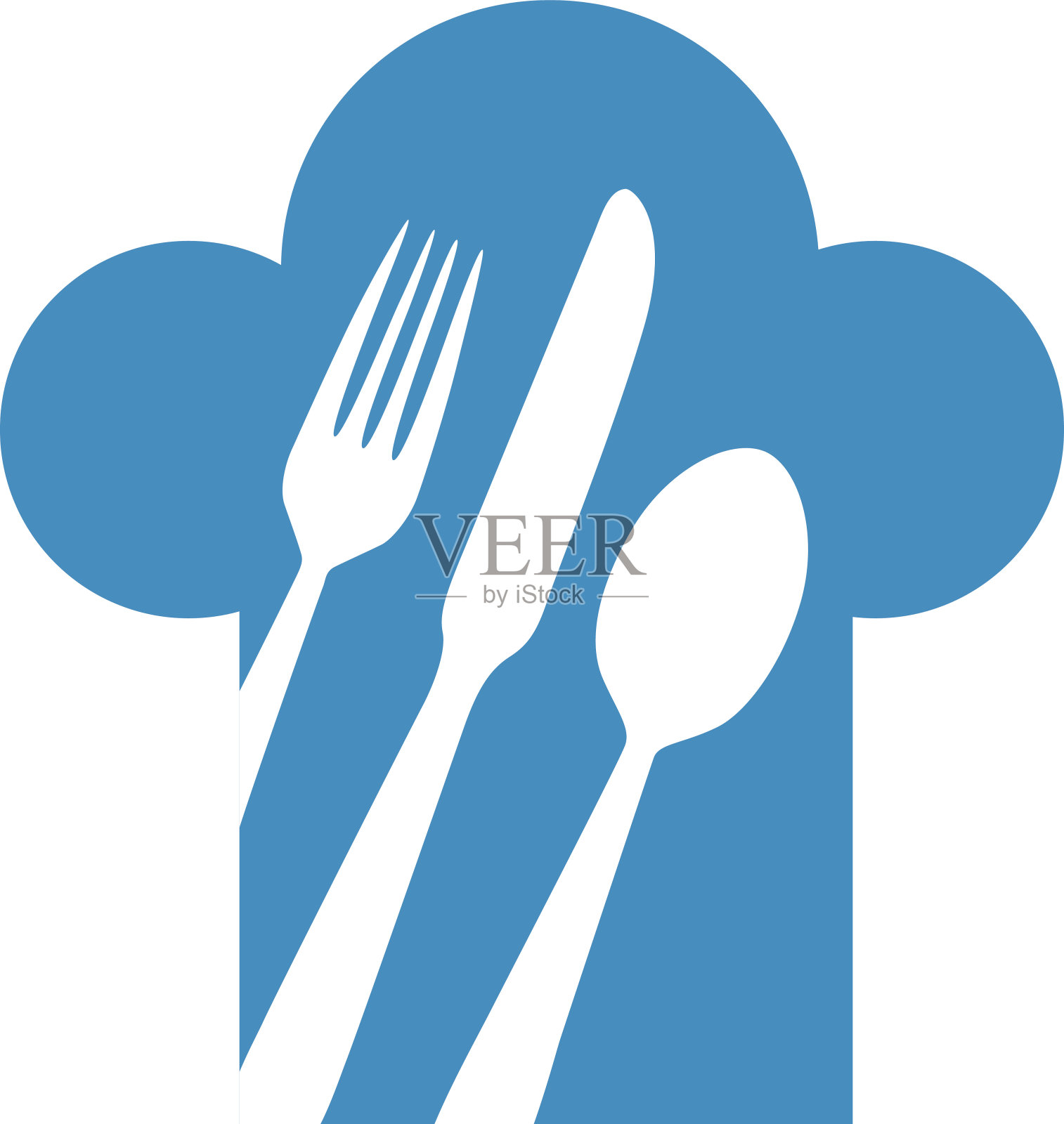 厨师帽西尔弗插画图片素材