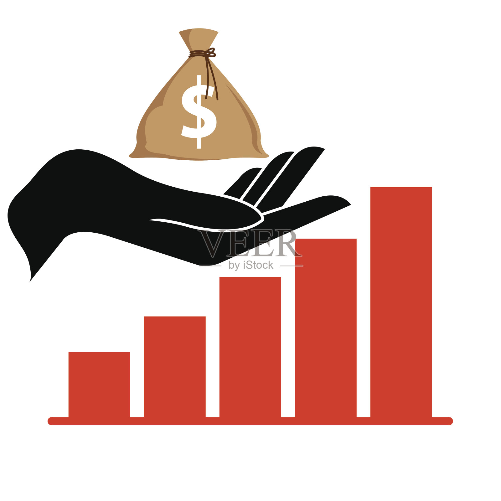 让猴子概念插画图片素材