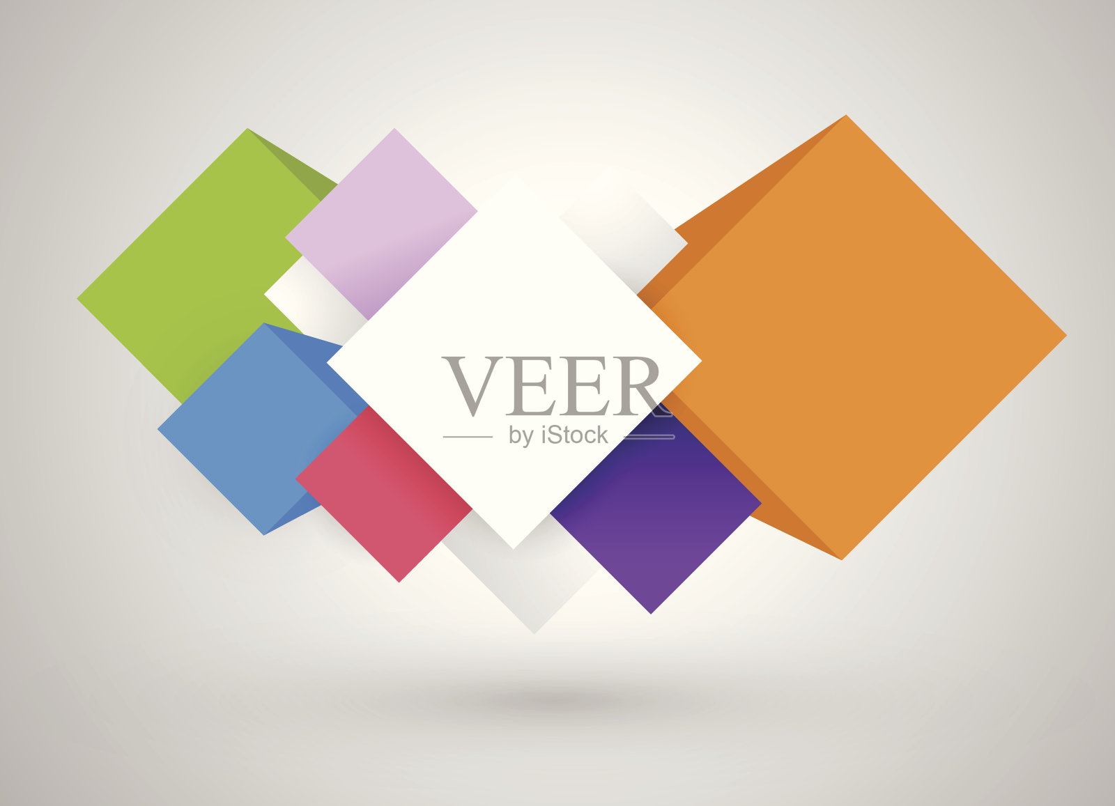 摘要广场背景插画图片素材