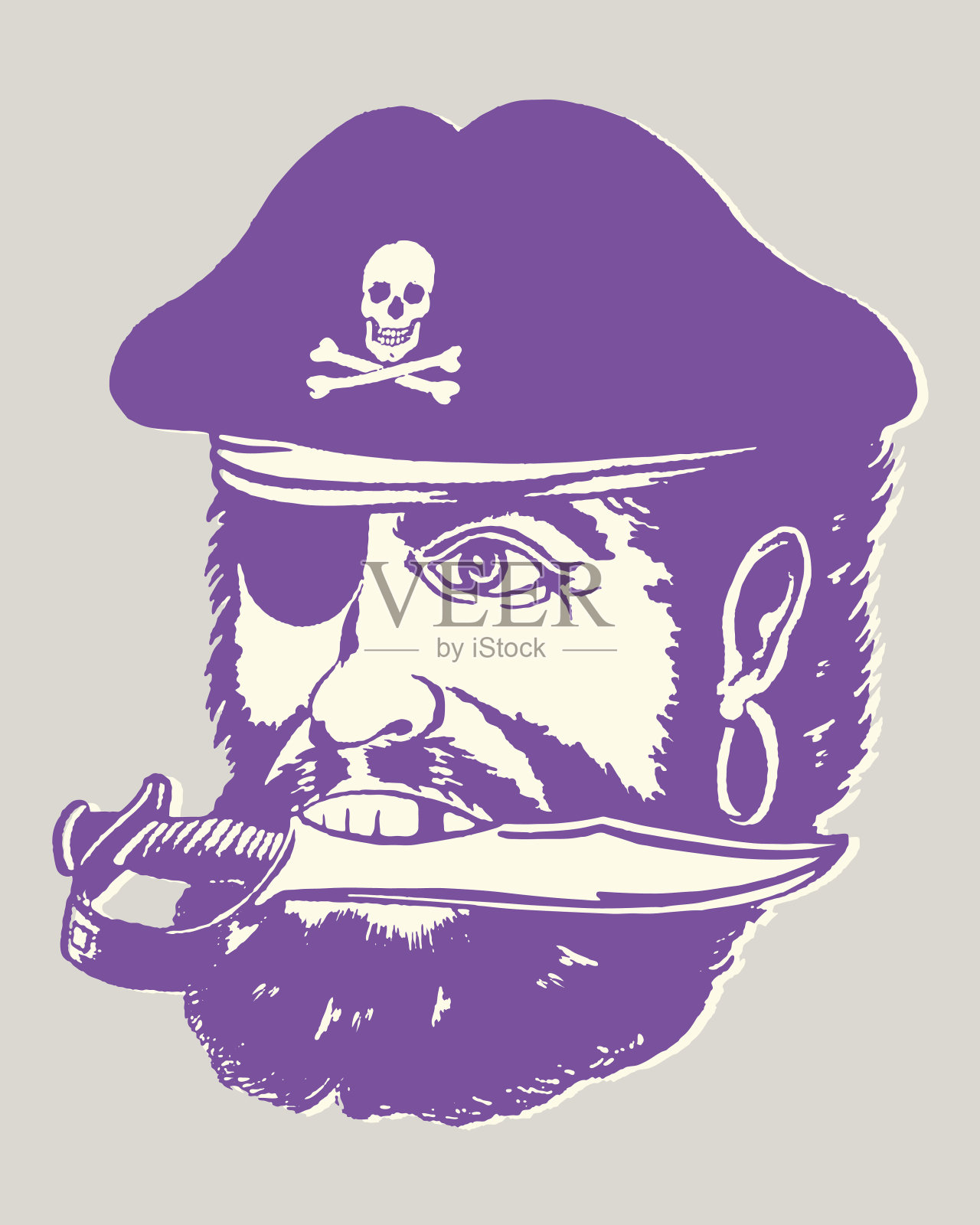 海盗插画图片素材