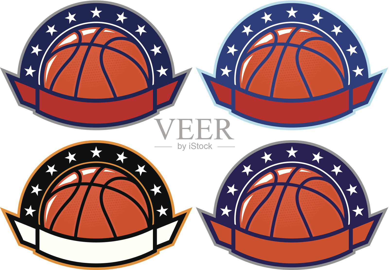 篮球的横幅插画图片素材