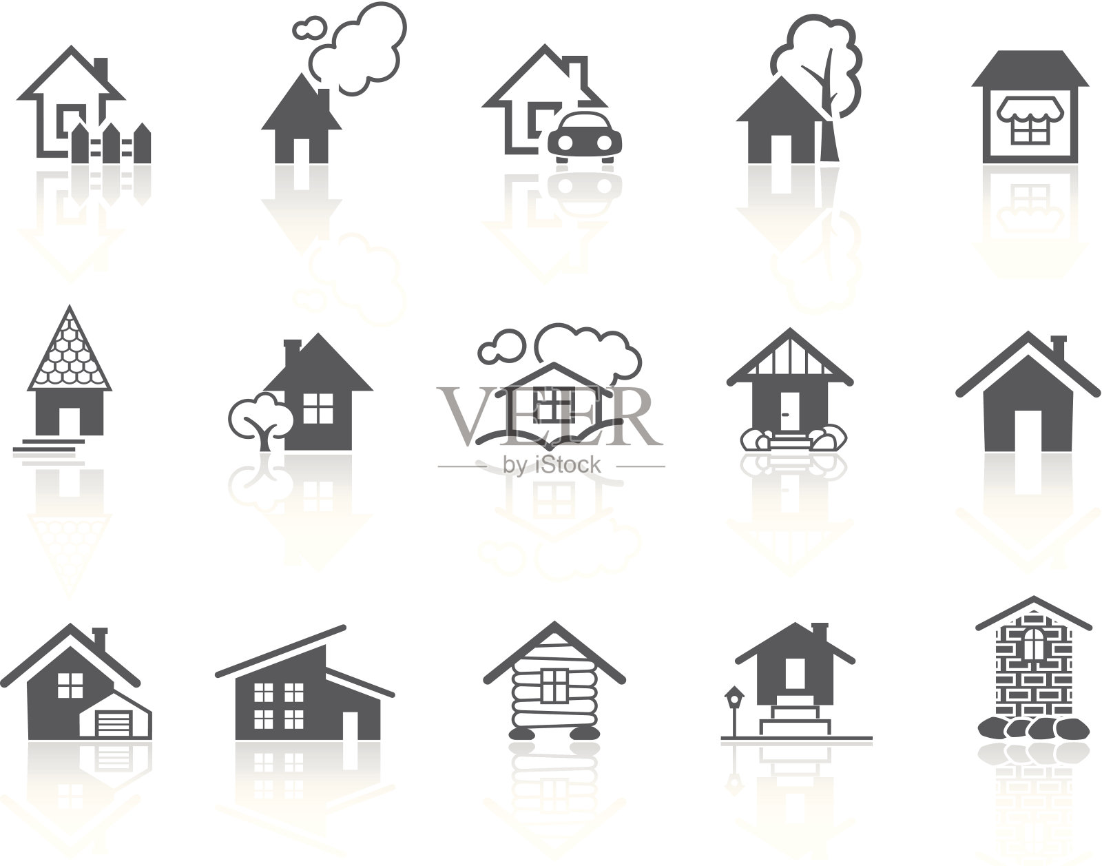 简单系列-房屋插画图片素材