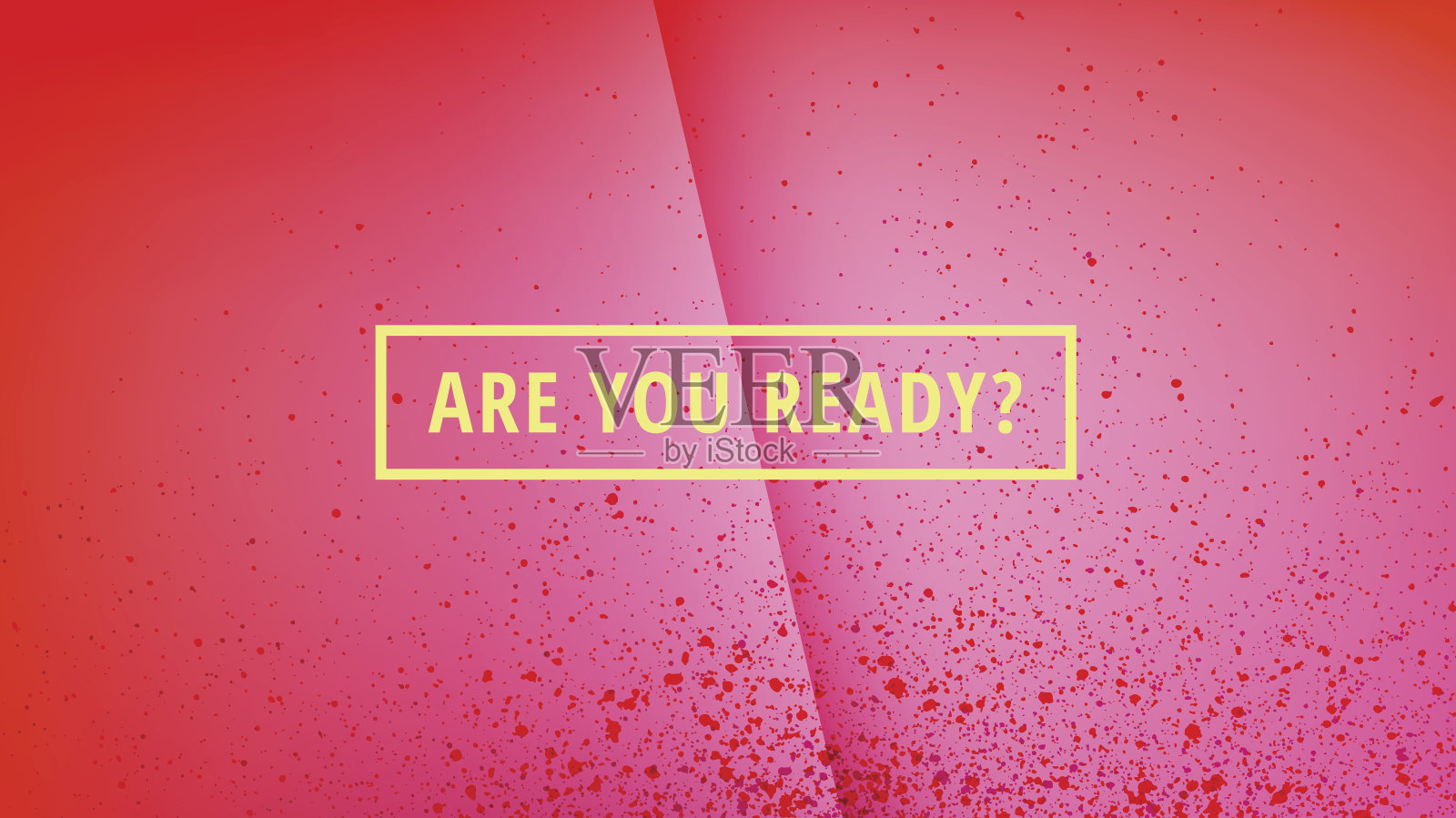 你准备好了吗?文本空间框架最小纹理背景插画图片素材