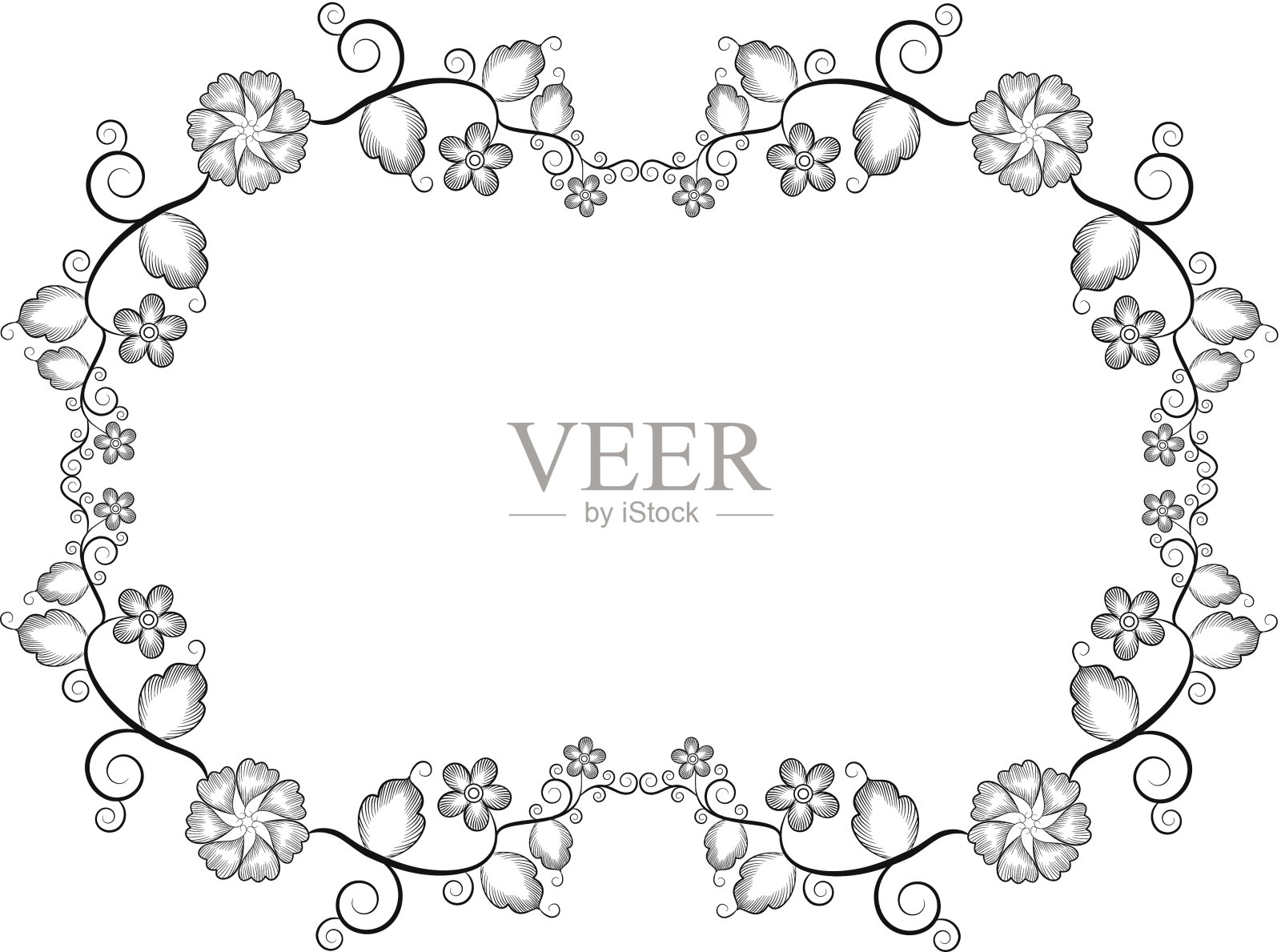 花框架设计元素图片