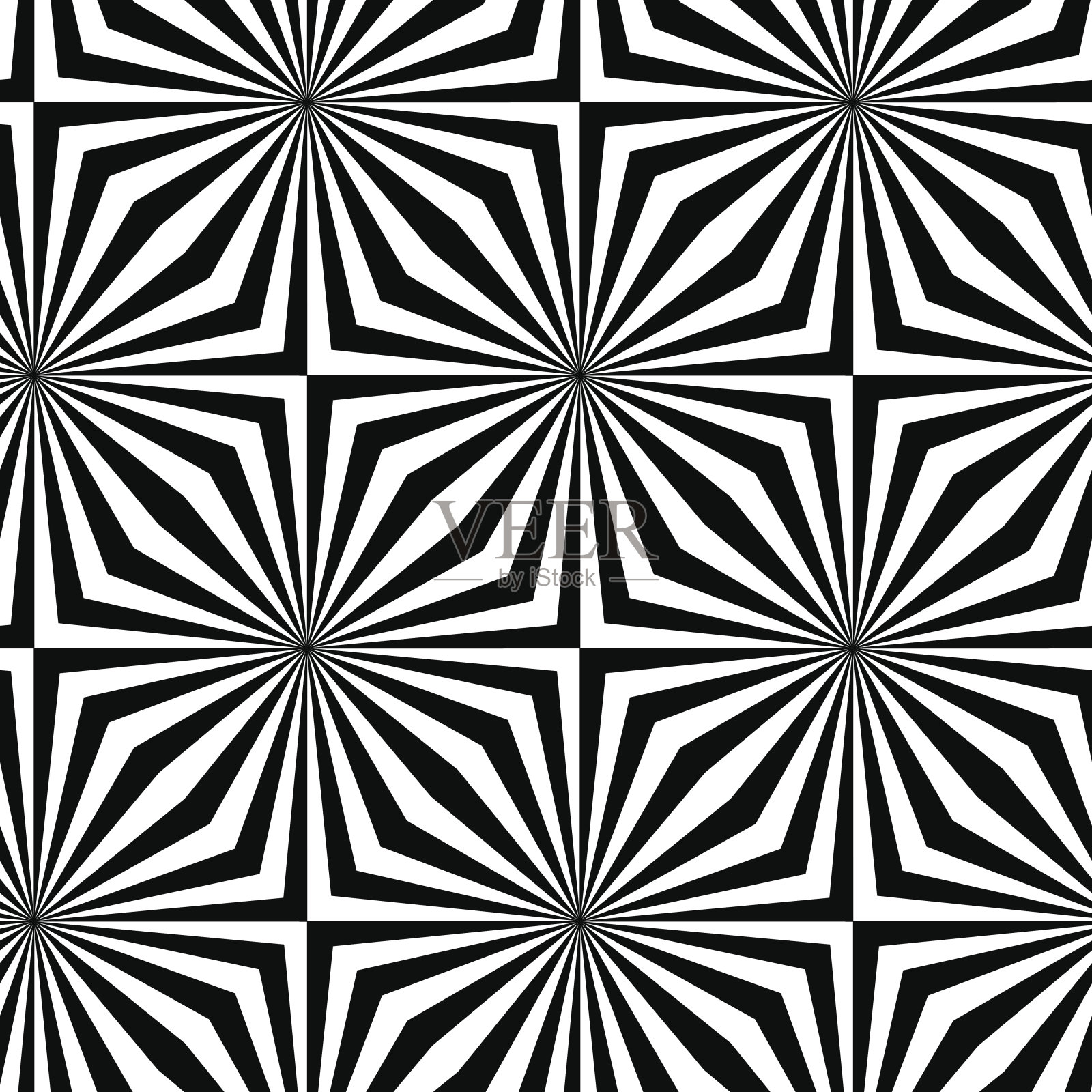 Op艺术:星条旗(n°4无缝光学图案)插画图片素材