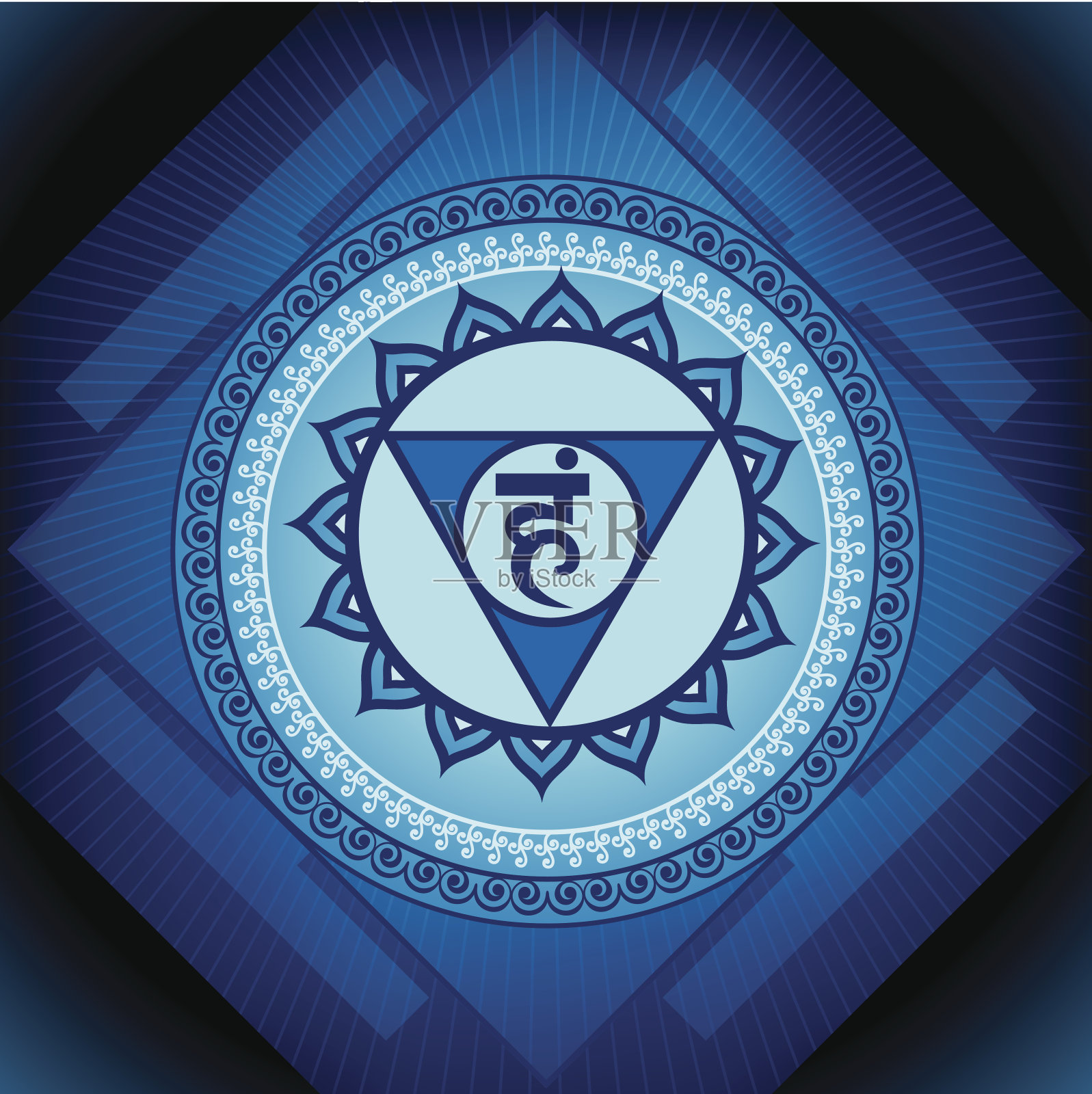 维舒达·查克拉插画图片素材