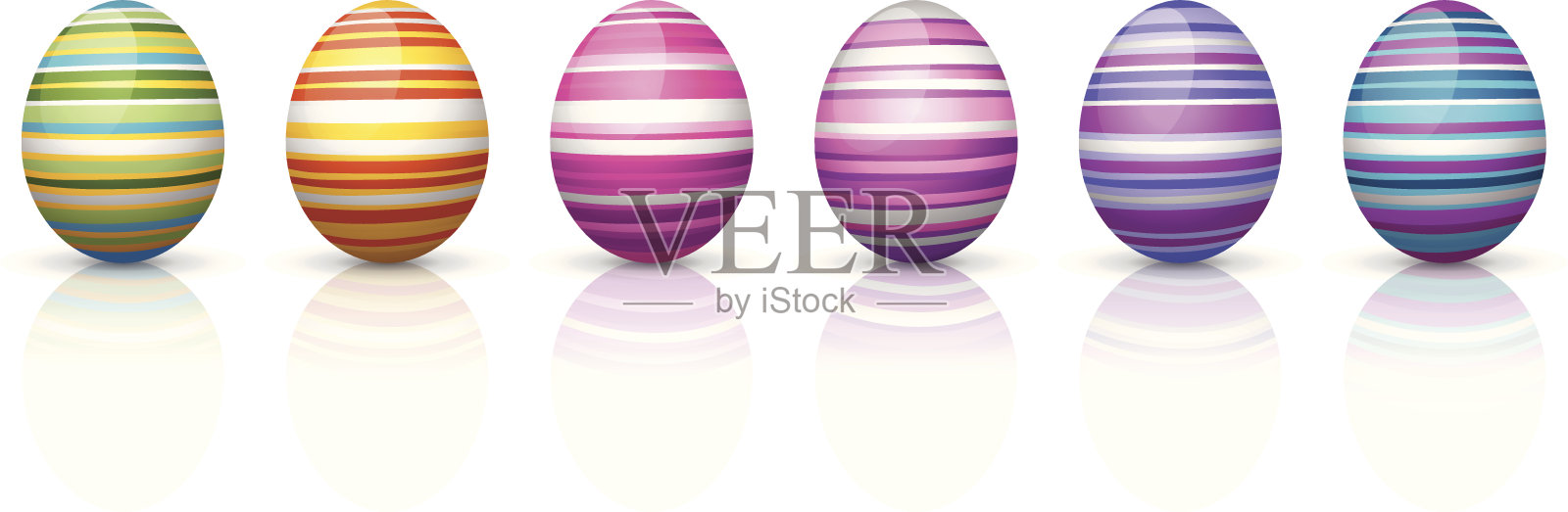 复活节彩蛋插画图片素材