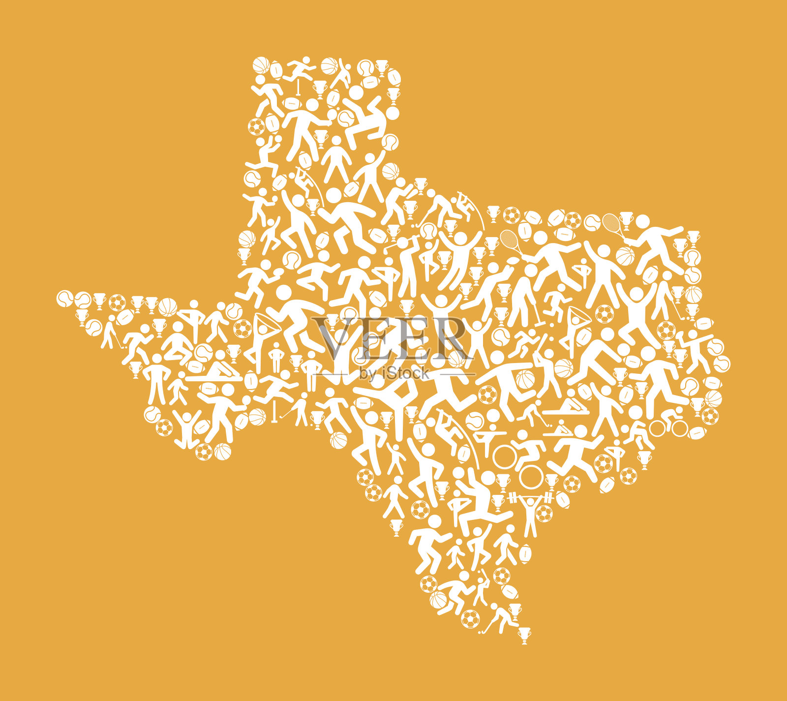 德州健身运动和运动模式矢量背景插画图片素材