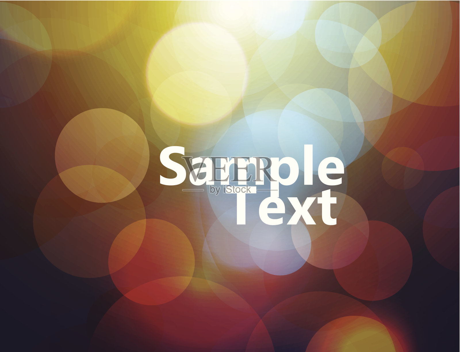 抽象的圈子插画图片素材