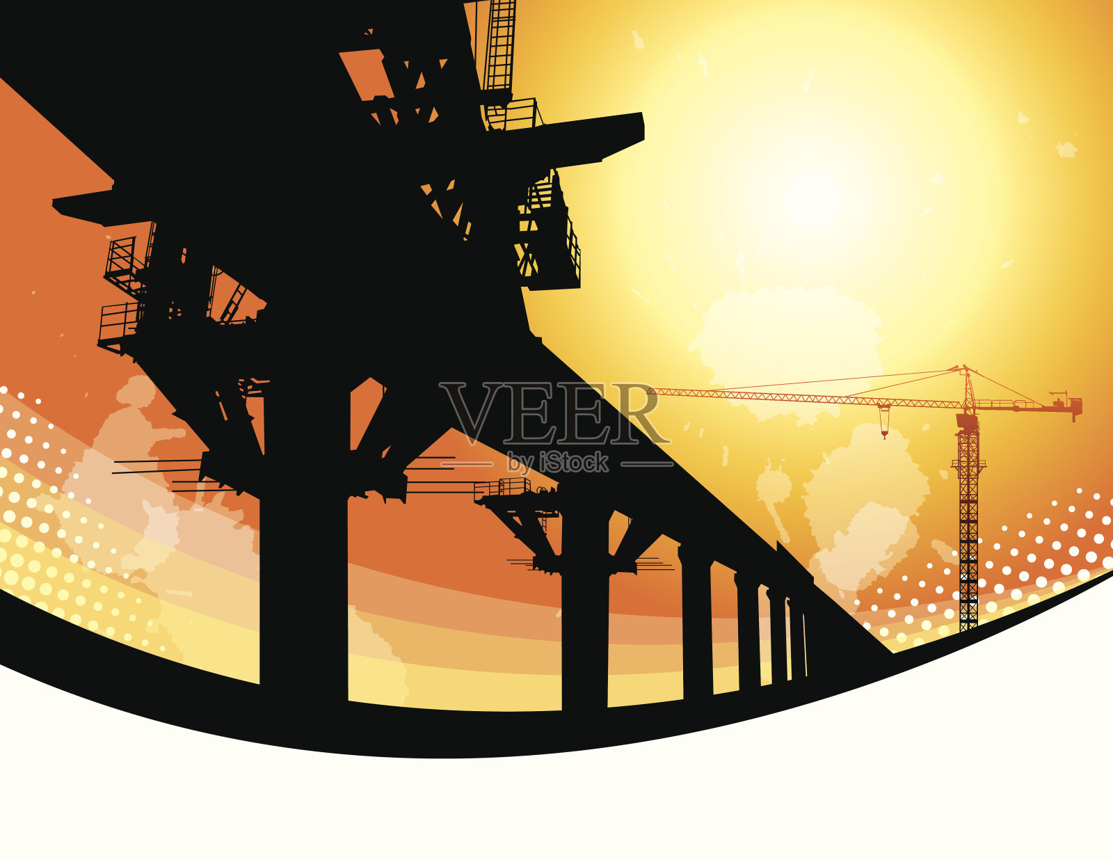 脚手架插画图片素材