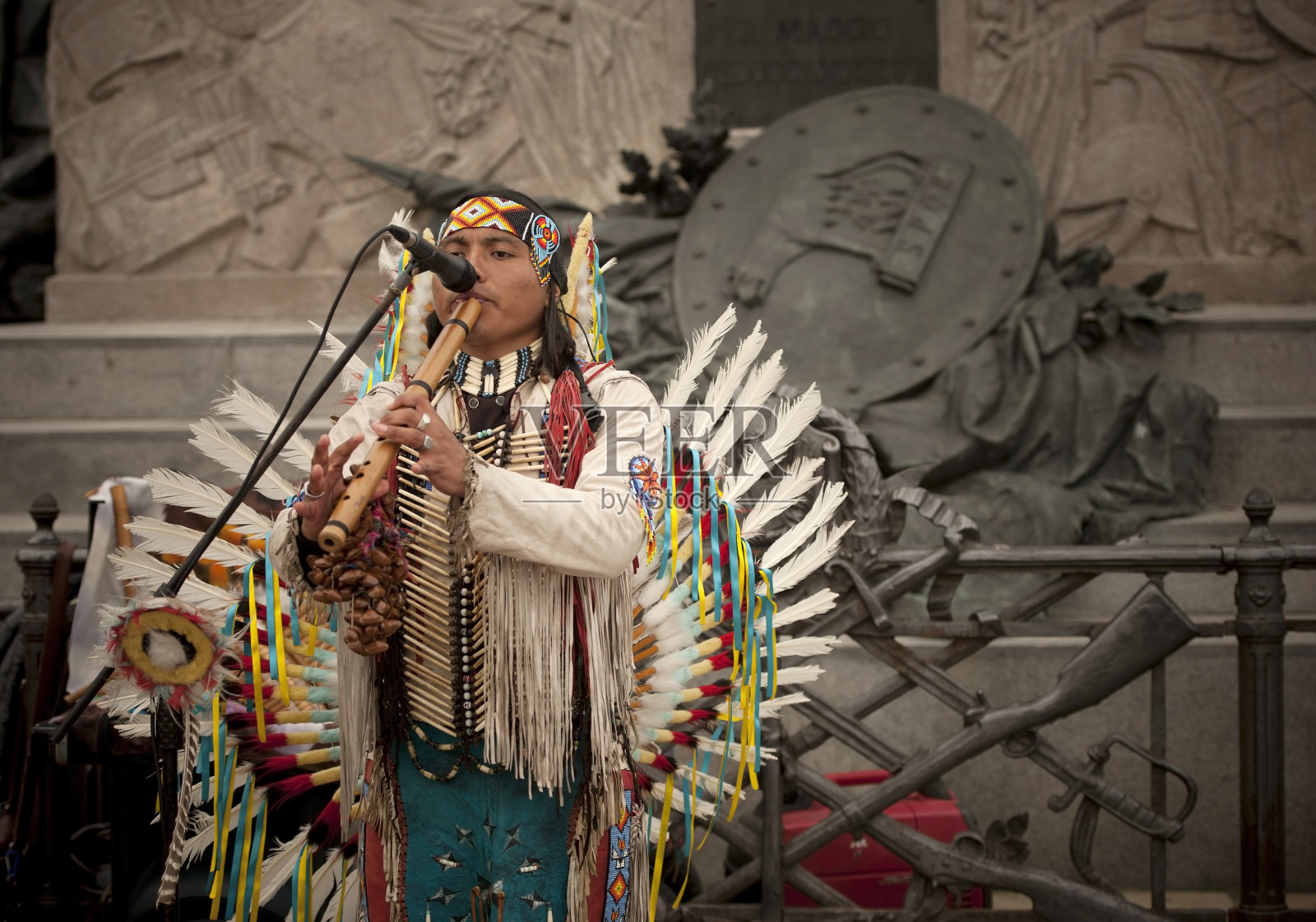 秘鲁的音乐家照片摄影图片