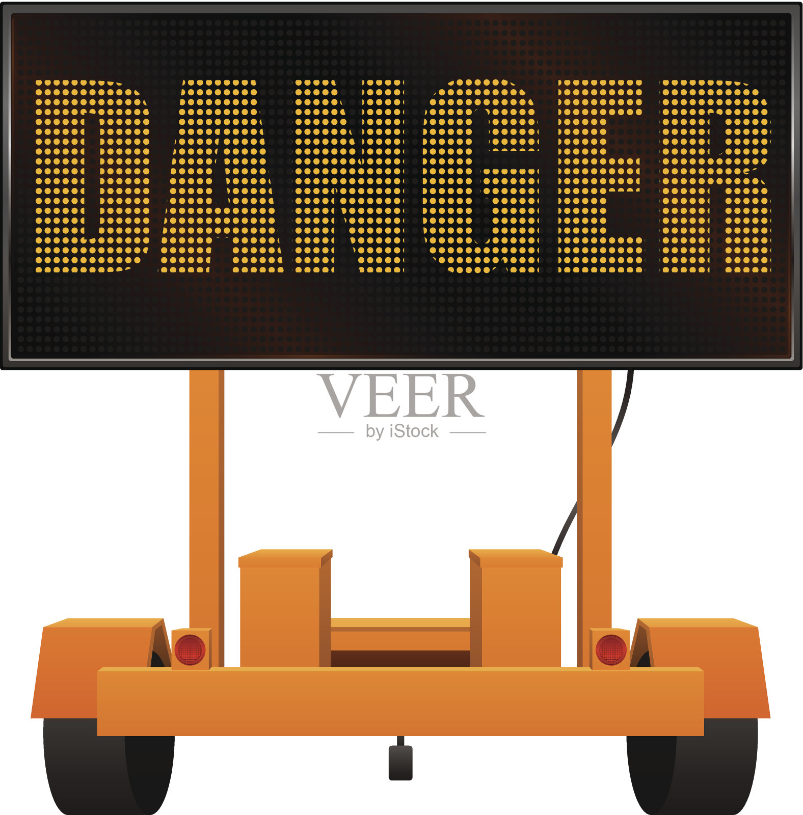 危险的信号插画图片素材