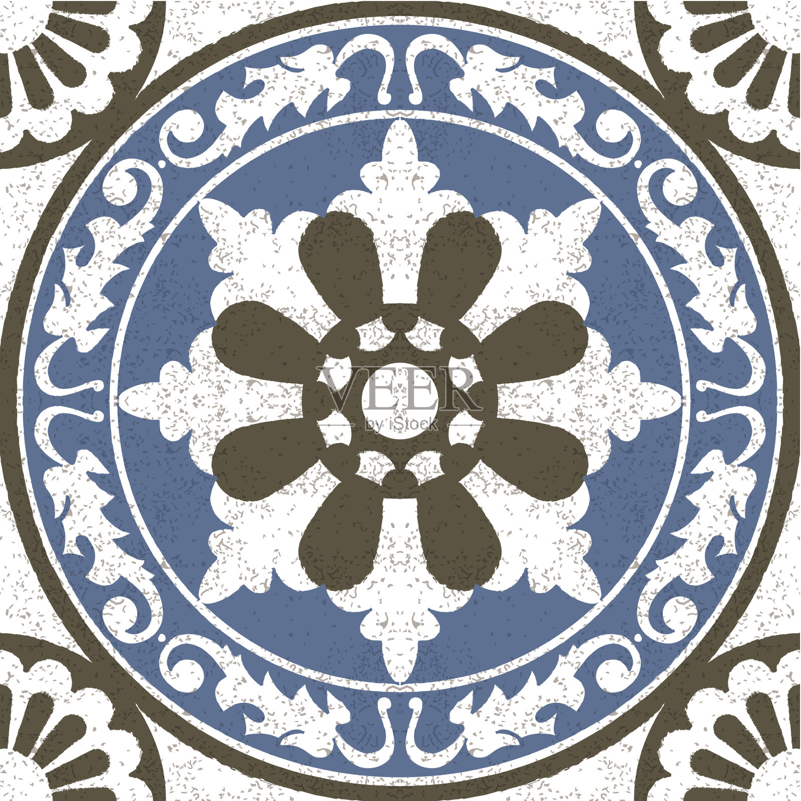 年龄影响mosiac插画图片素材