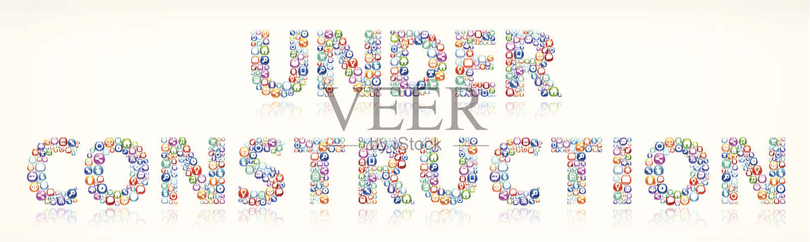 正在建设的现代技术和通信免版税载体艺术插画图片素材