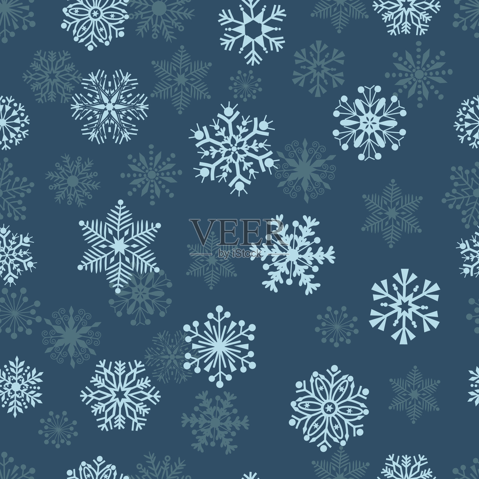 圣诞节的模式。插画图片素材