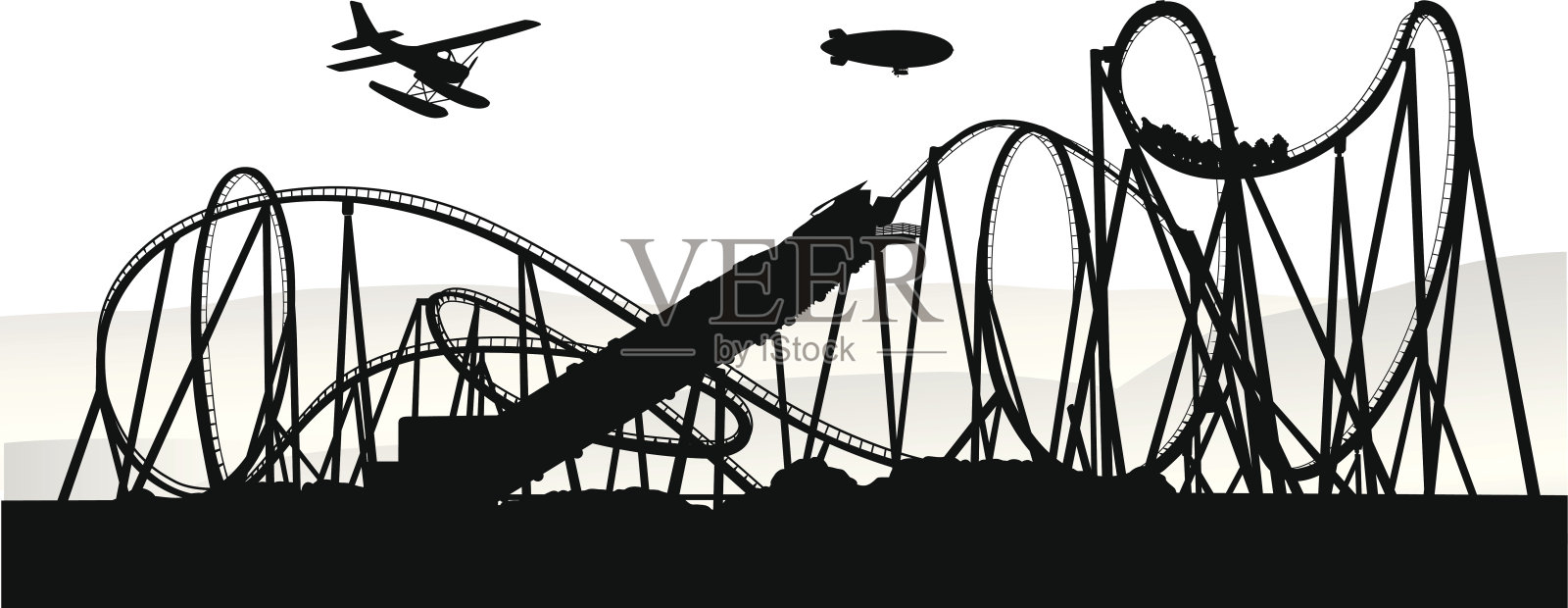 空域插画图片素材