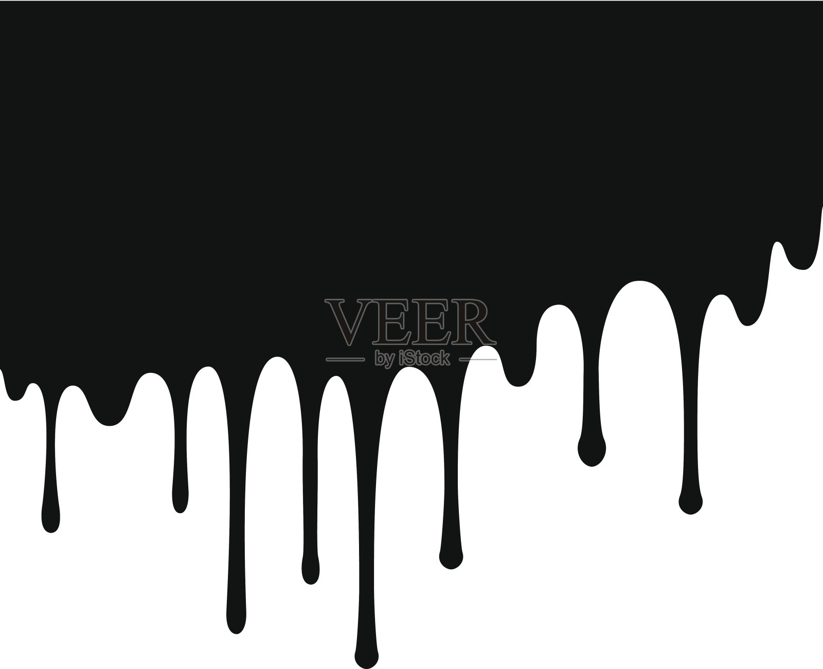 黑色颜料洒插画图片素材