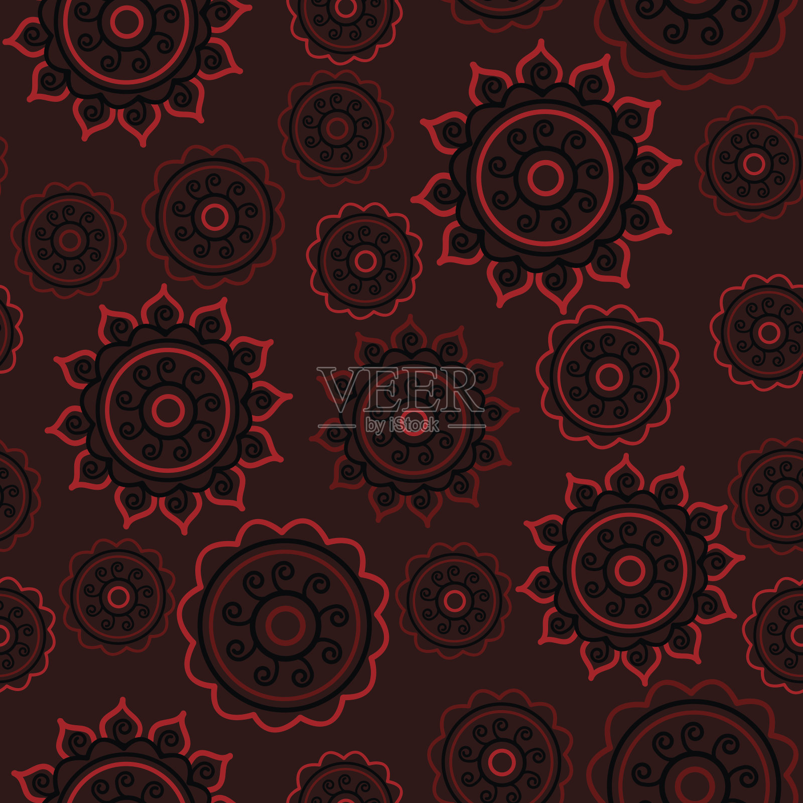 无缝设计插画图片素材