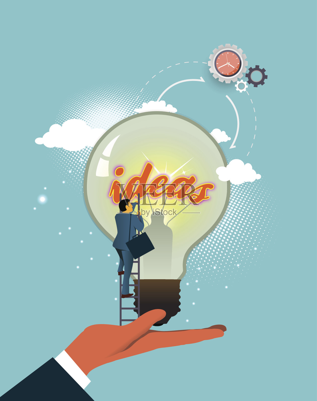 办公室职员插画图片素材