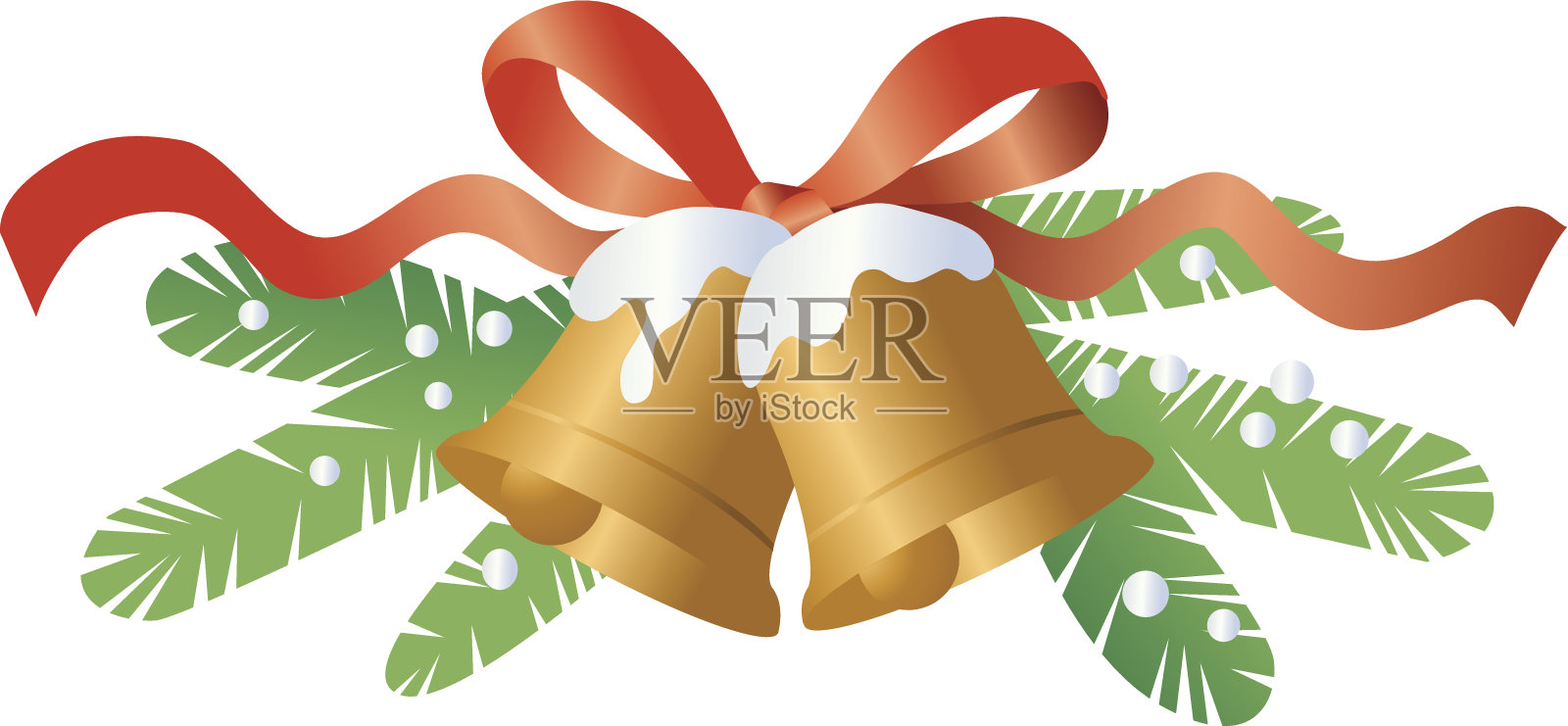 圣诞的钟声插画图片素材