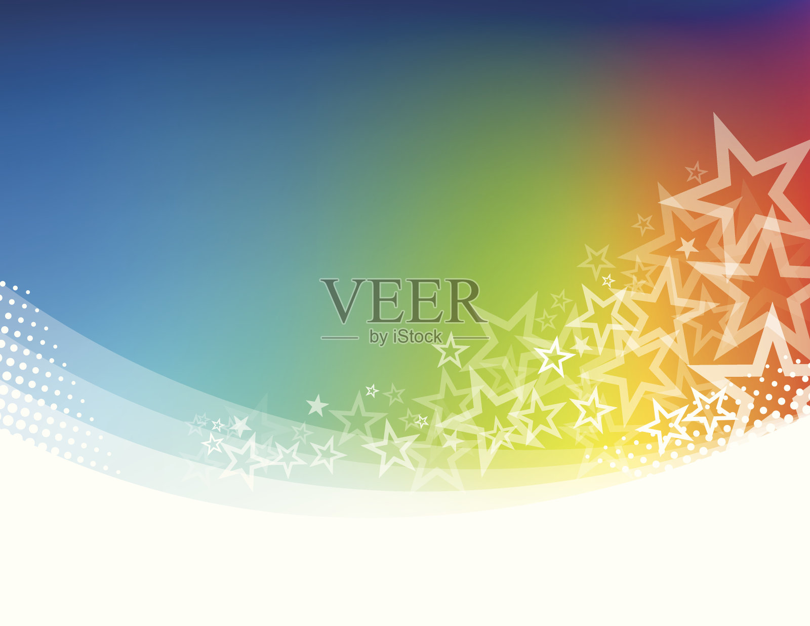 星形状抽象插画图片素材