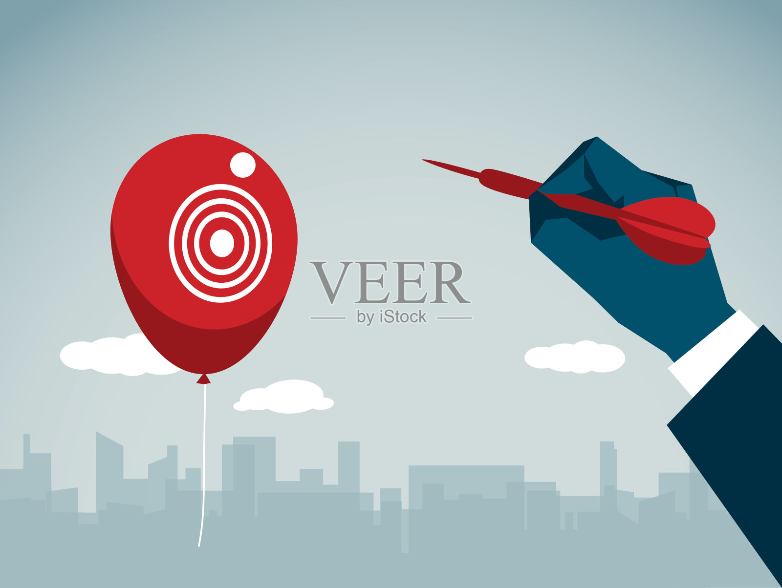 射箭插画图片素材