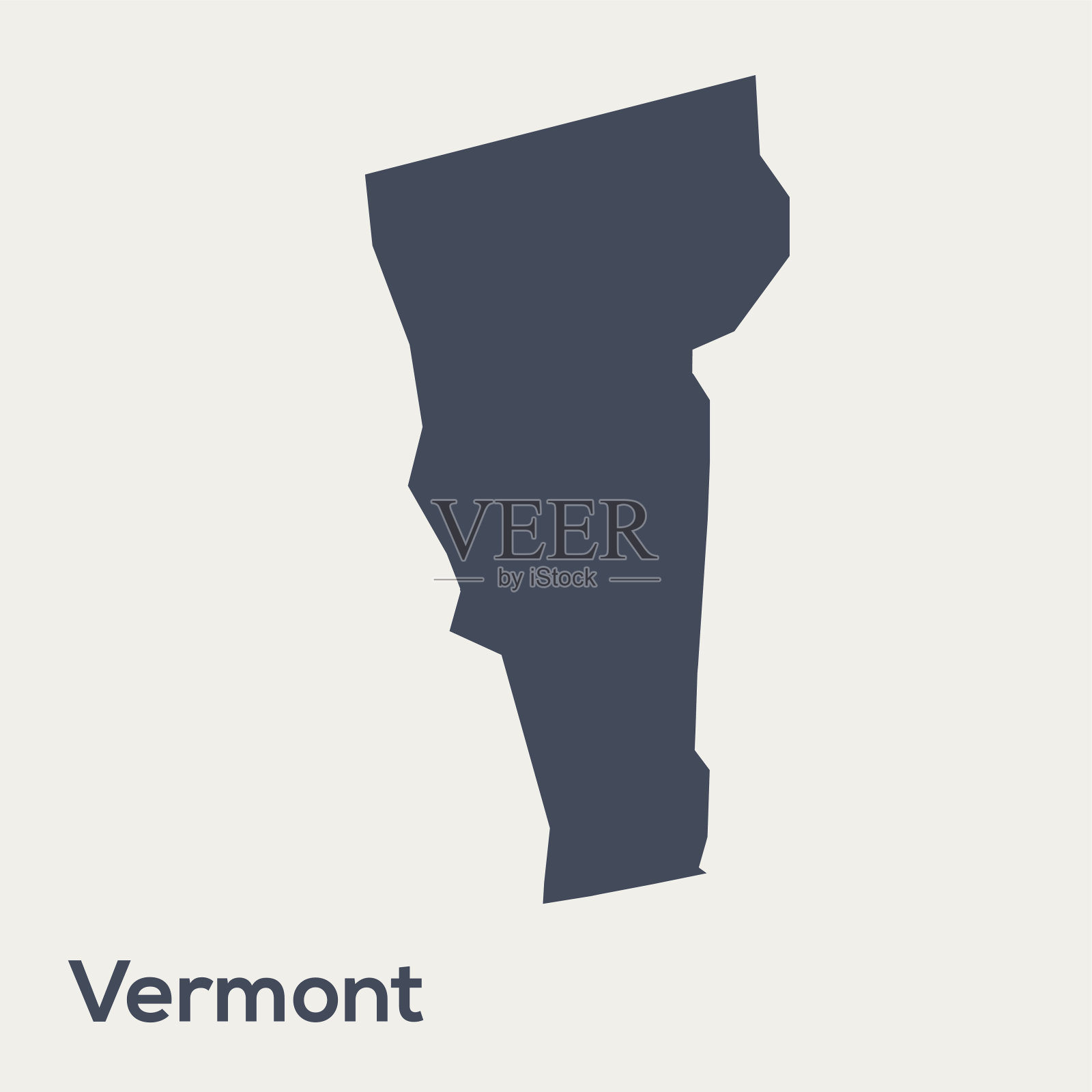 美国佛蒙特州插画图片素材