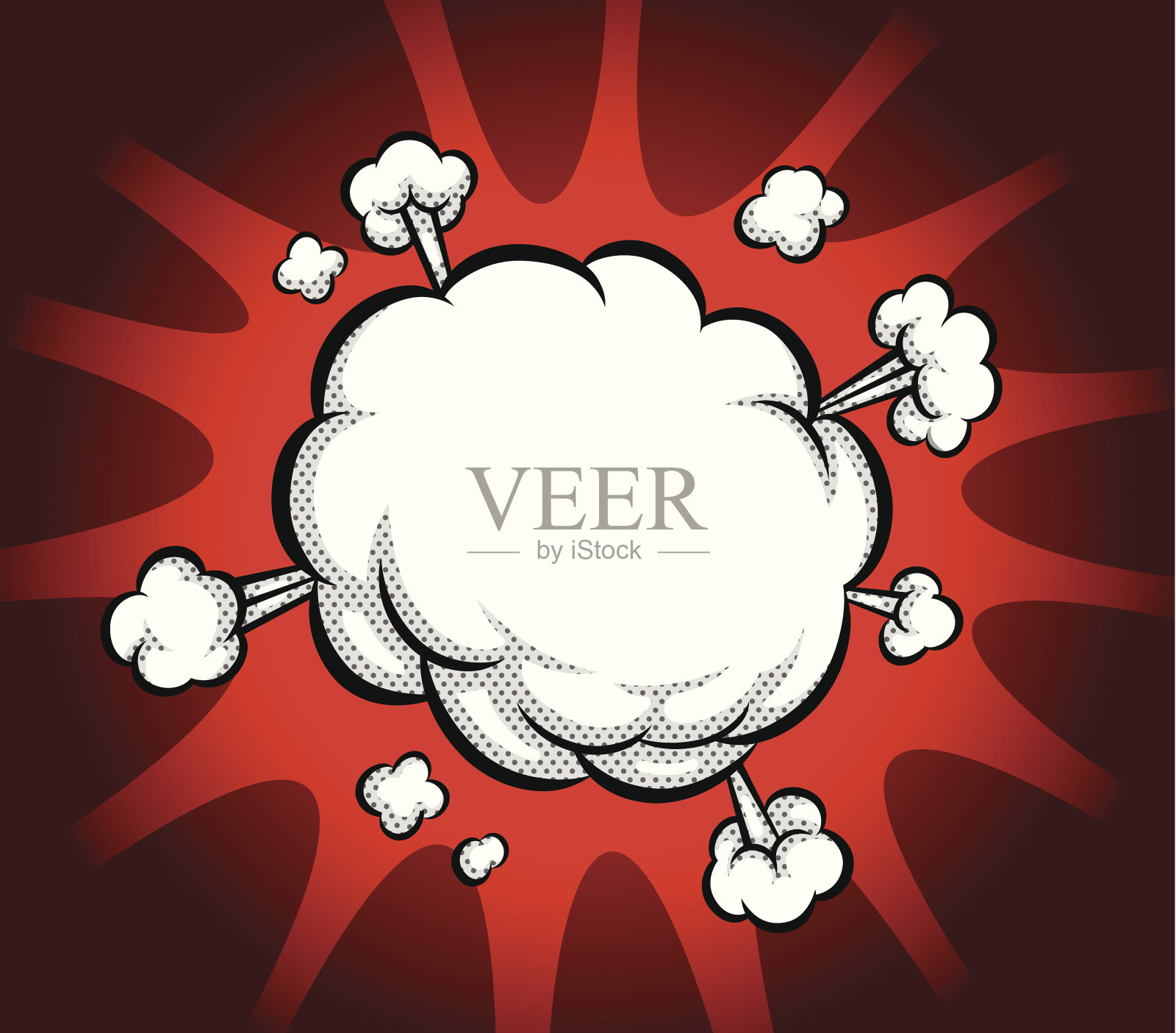 爆炸的泡沫插画图片素材