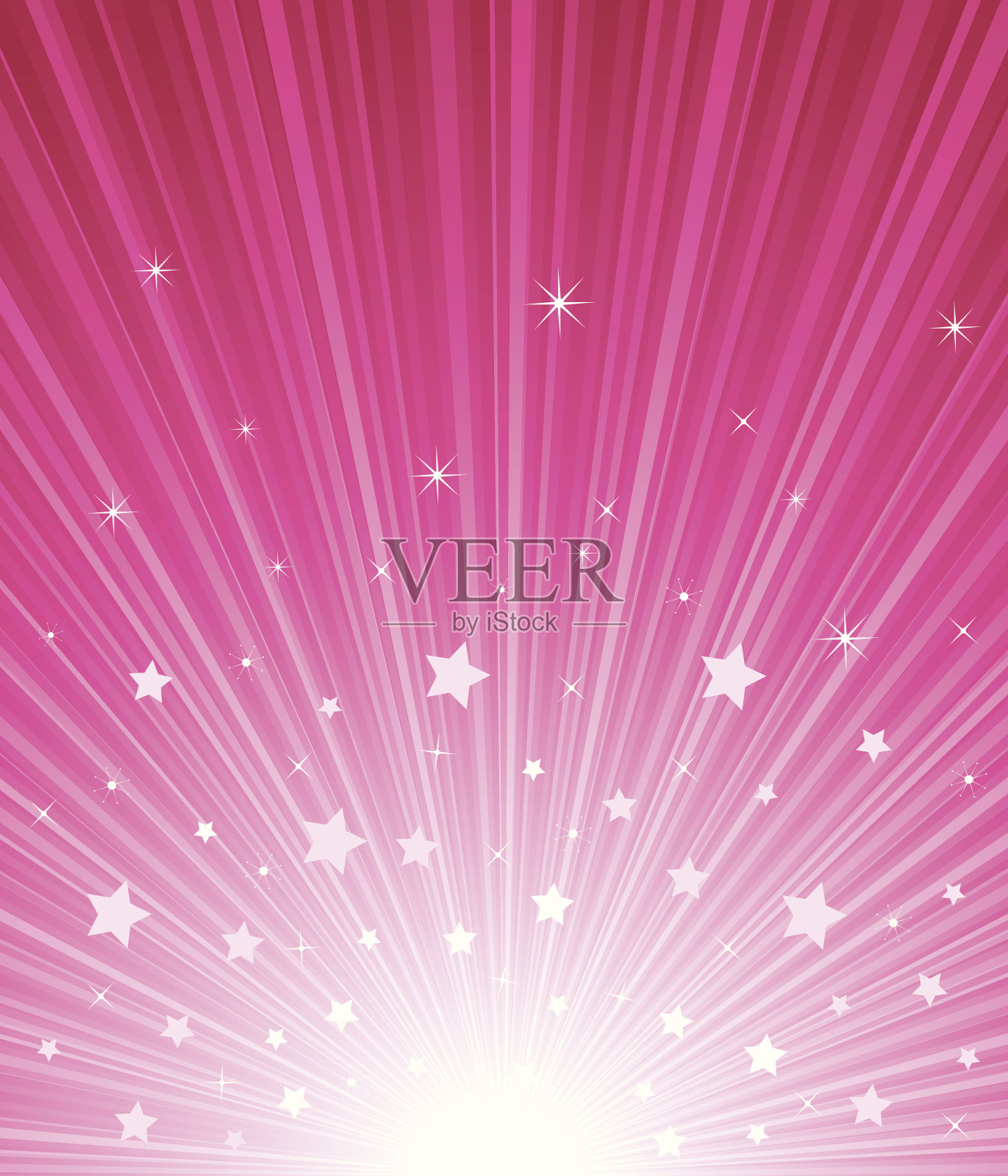 粉红色的恒星背景插画图片素材