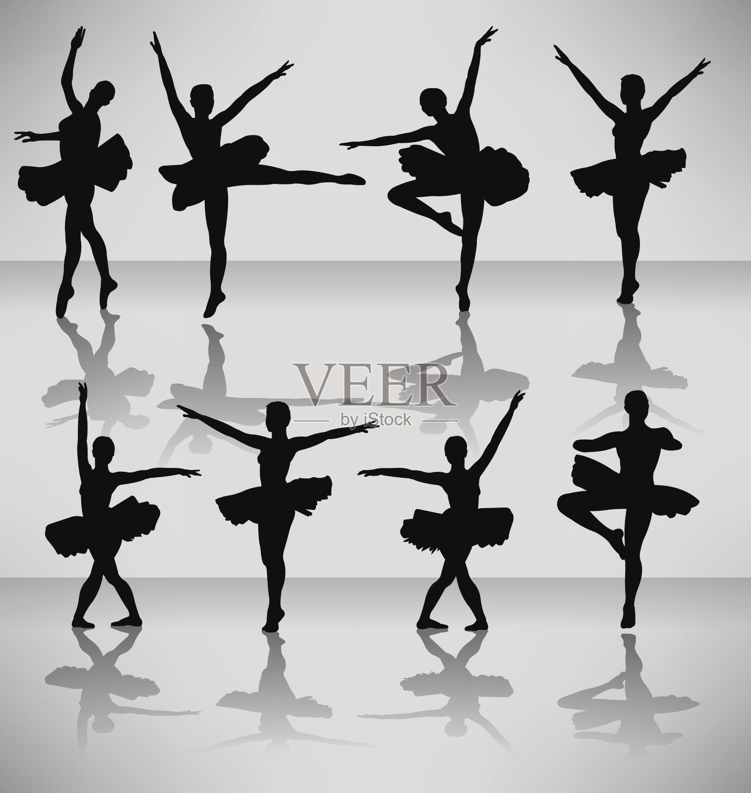 芭蕾舞演员-女性插画图片素材