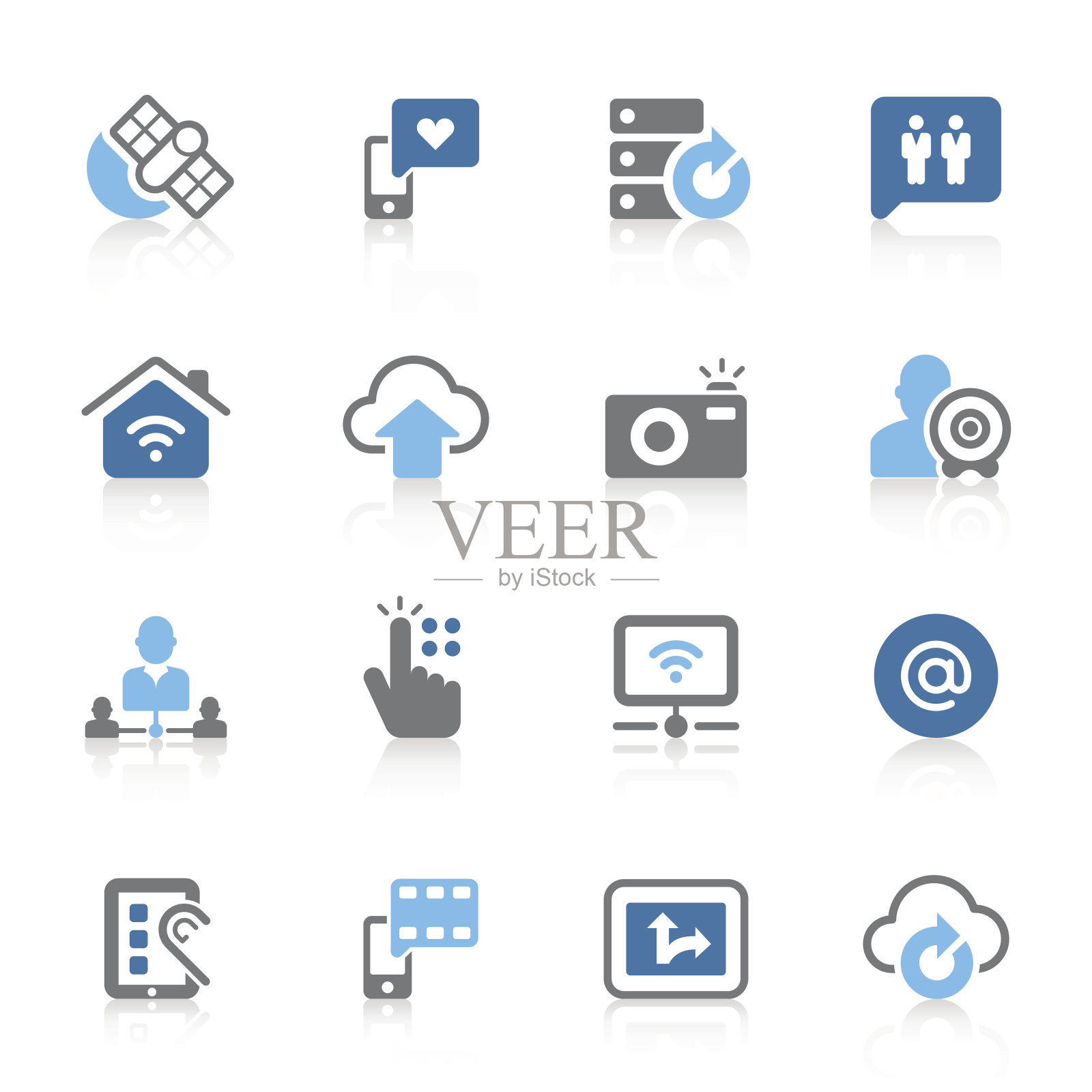 数字通信图标| azur系列图标素材