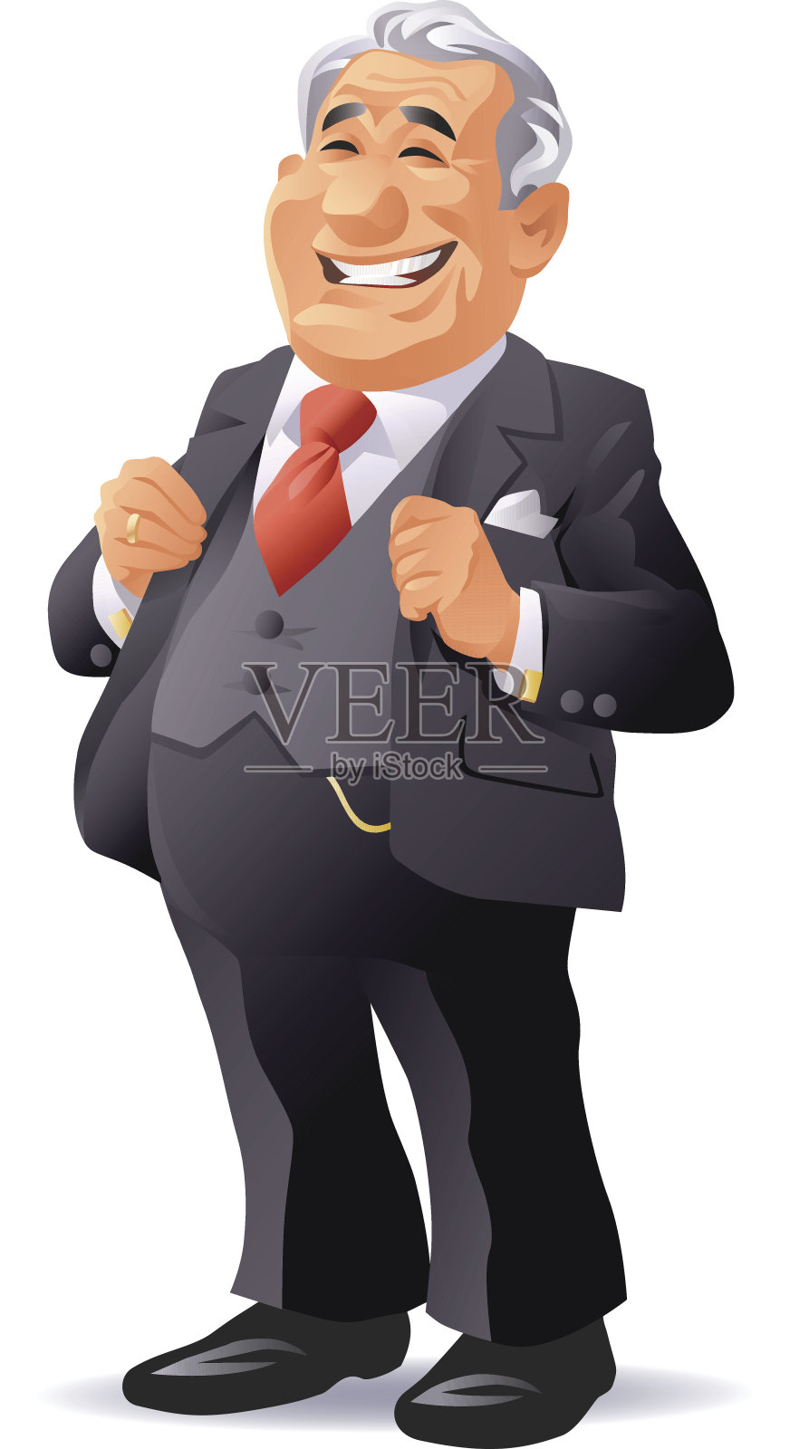 高级的商人插画图片素材