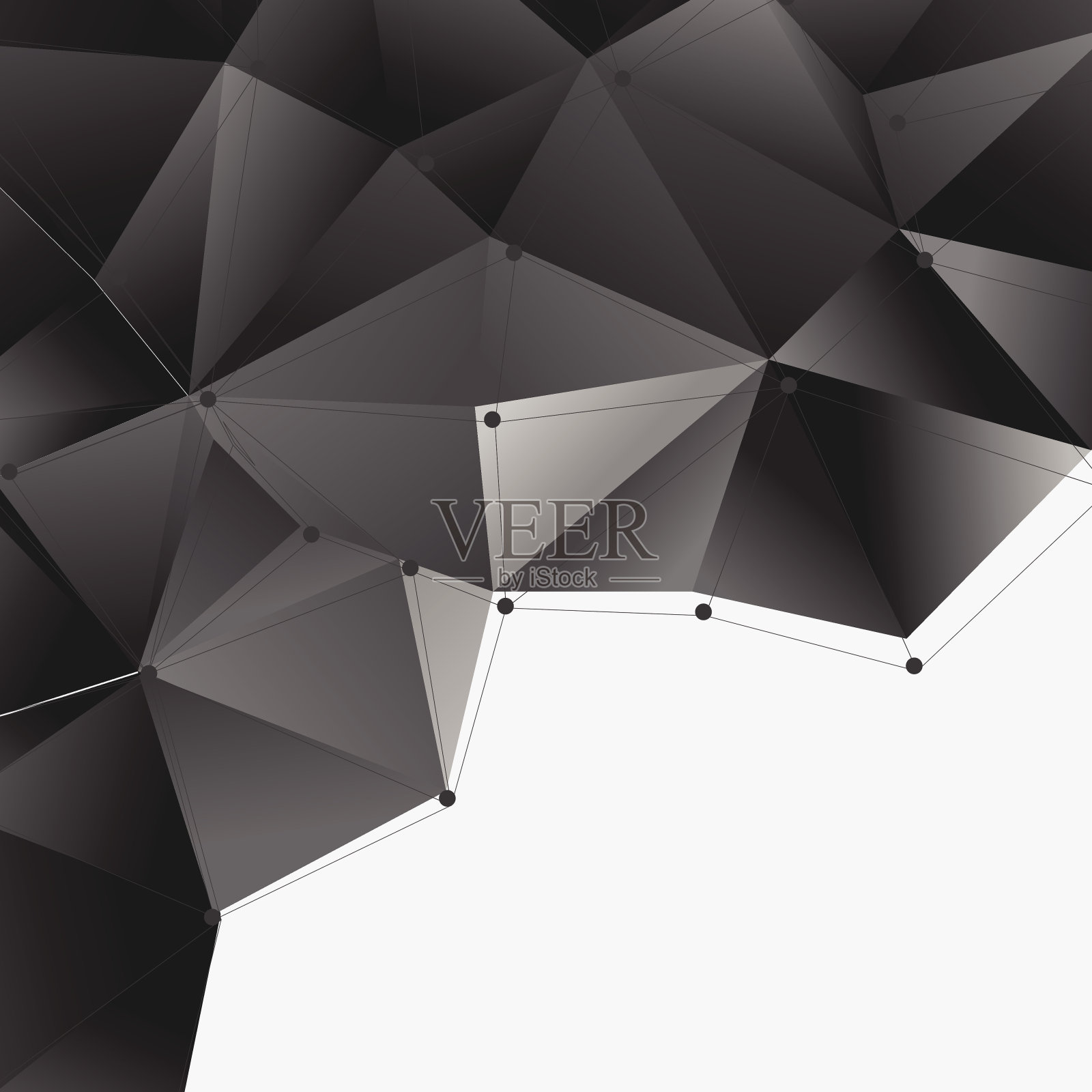 三维几何技术背景插画图片素材