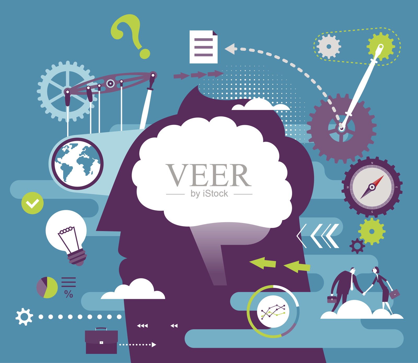 分析插画图片素材