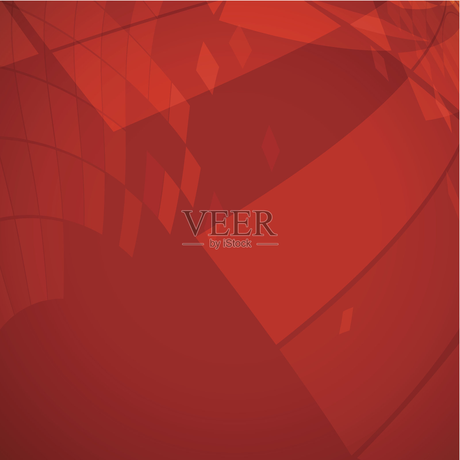 抽象红色透明形状背景插画图片素材