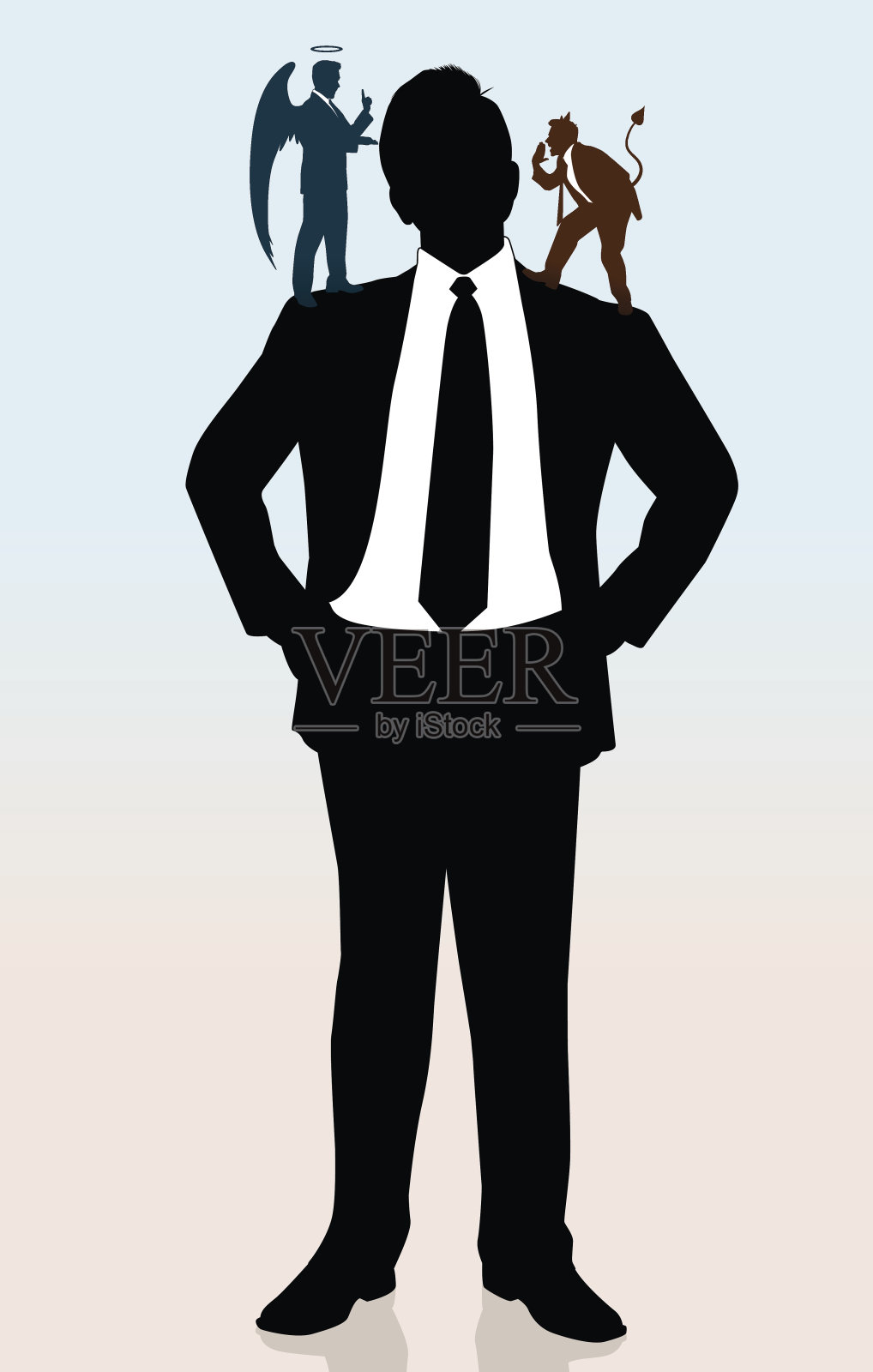 良心插画图片素材